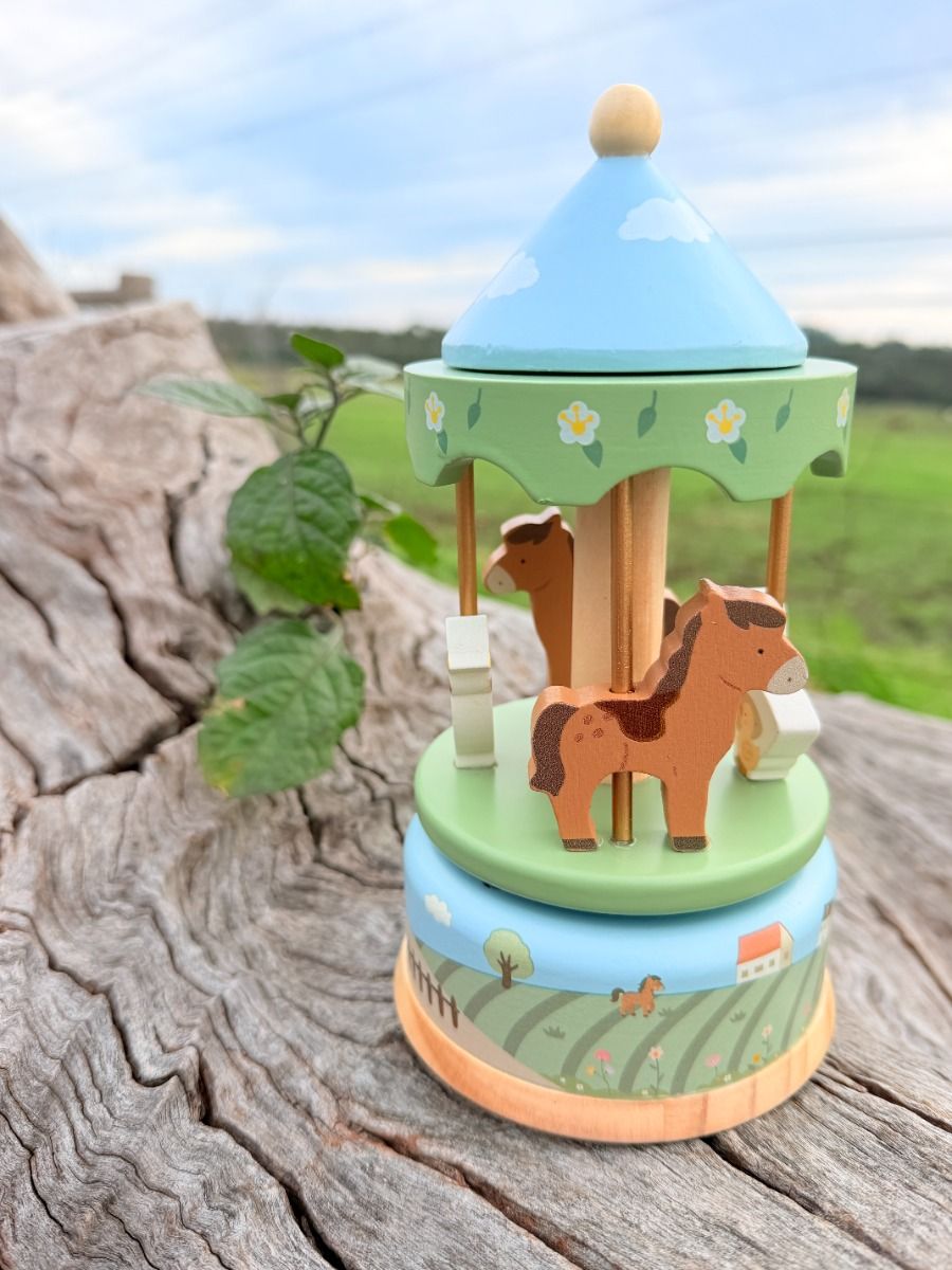 Little Farm Carousel Music Box-Toys-ToysLink-The Bay Room
