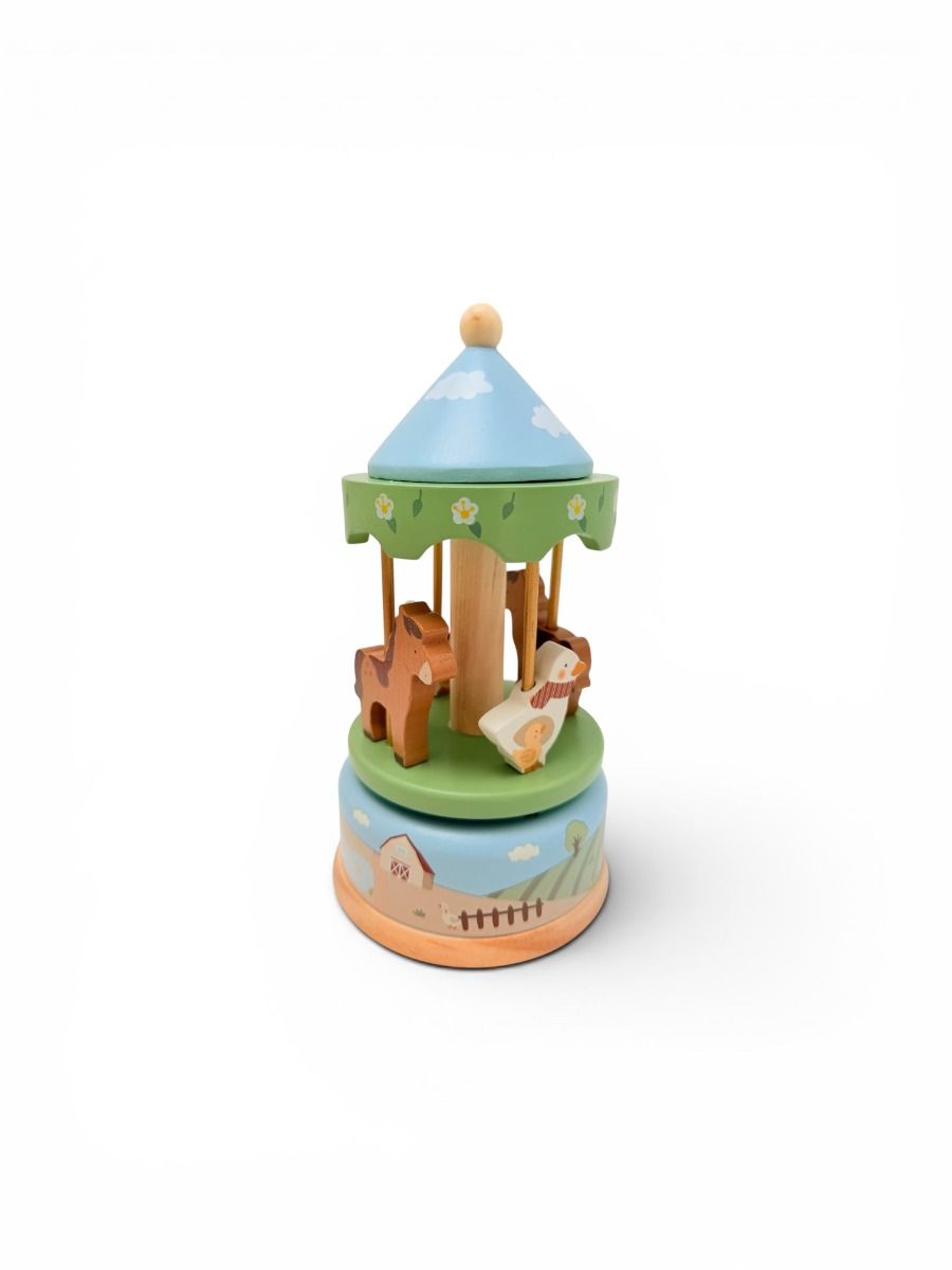 Little Farm Carousel Music Box-Toys-ToysLink-The Bay Room