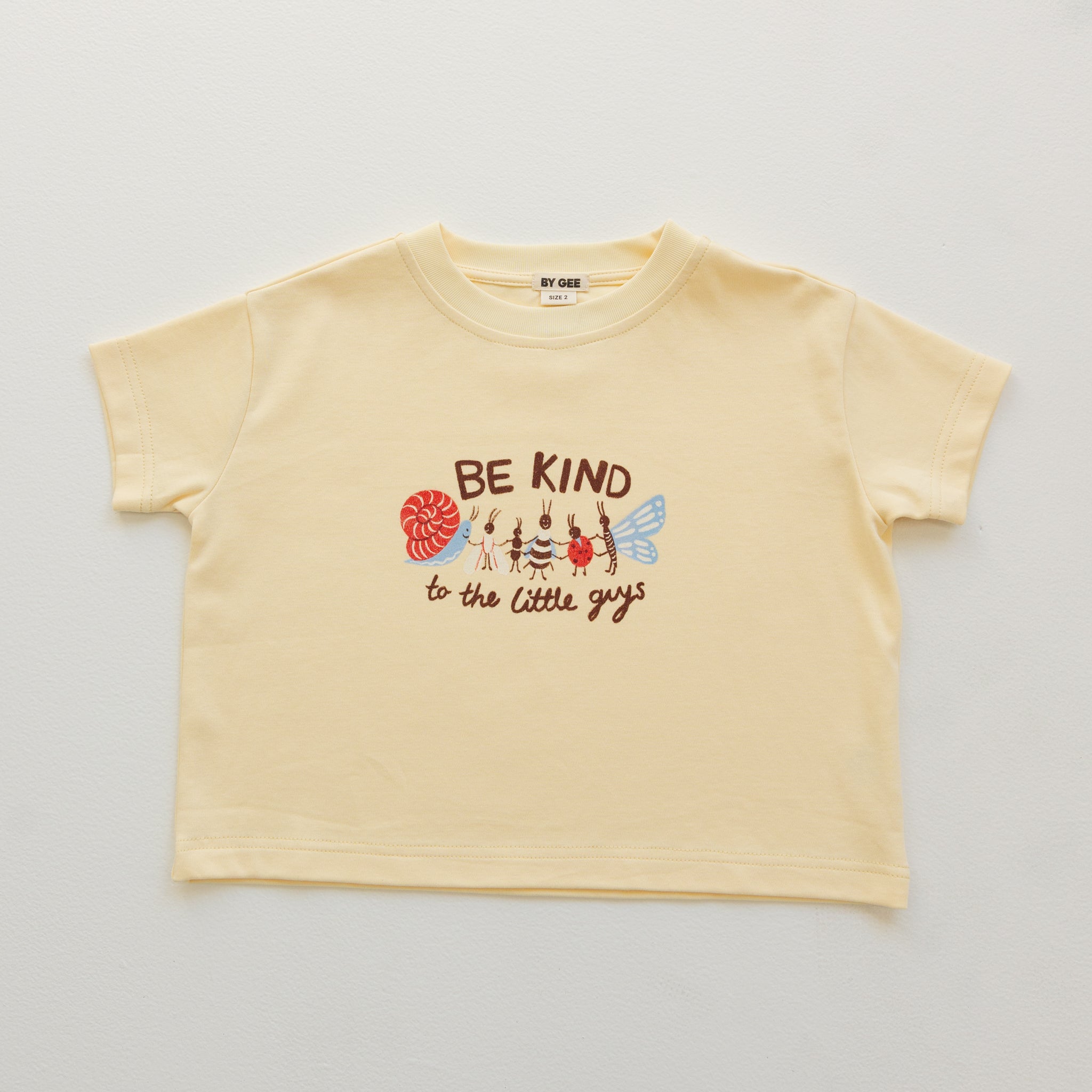 Little Guys Oversized Boxy Tee - Butter-Clothing & Accessories-BY GEE-The Bay Room