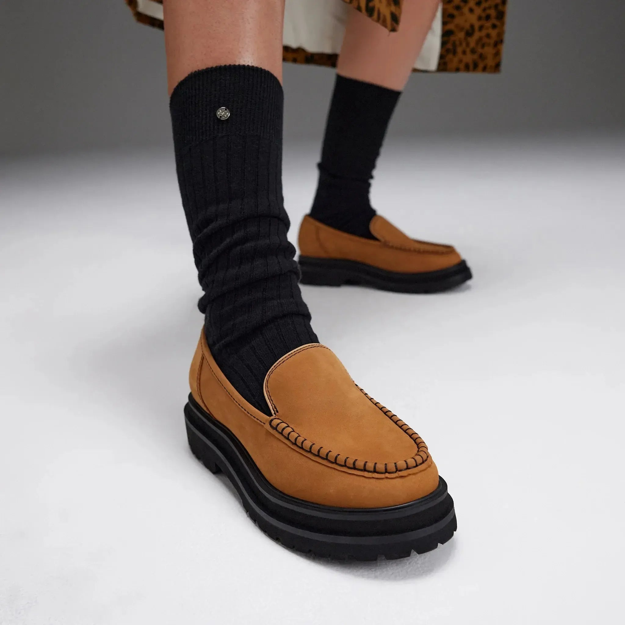 Loafer Step Moccasin Chestnut-Footwear-Rollie-The Bay Room