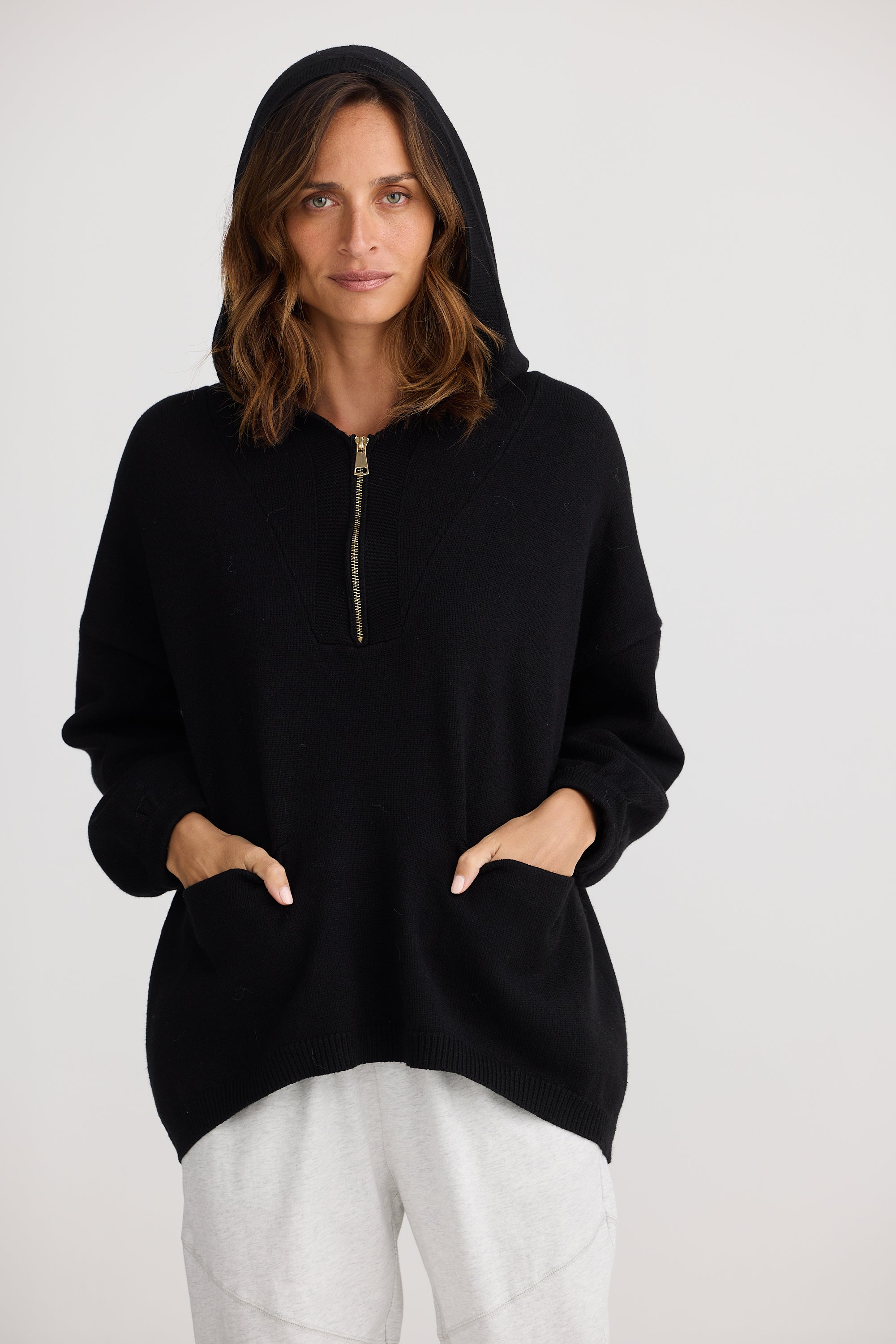 Loft Knit - Black-Knitwear & Jumpers-Home Love-The Bay Room