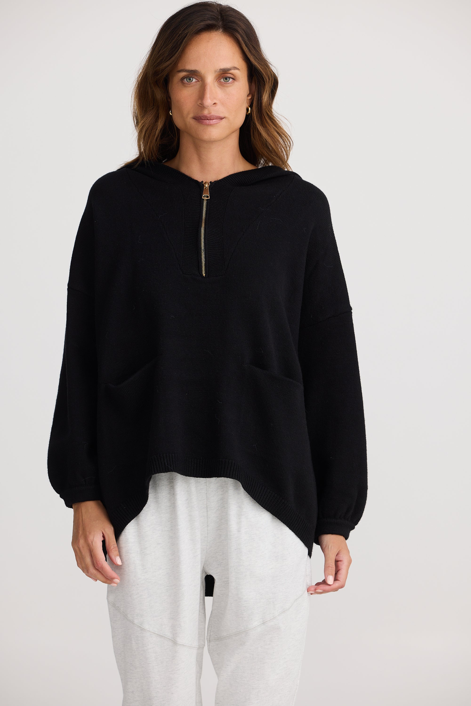 Loft Knit - Black-Knitwear & Jumpers-Home Love-The Bay Room