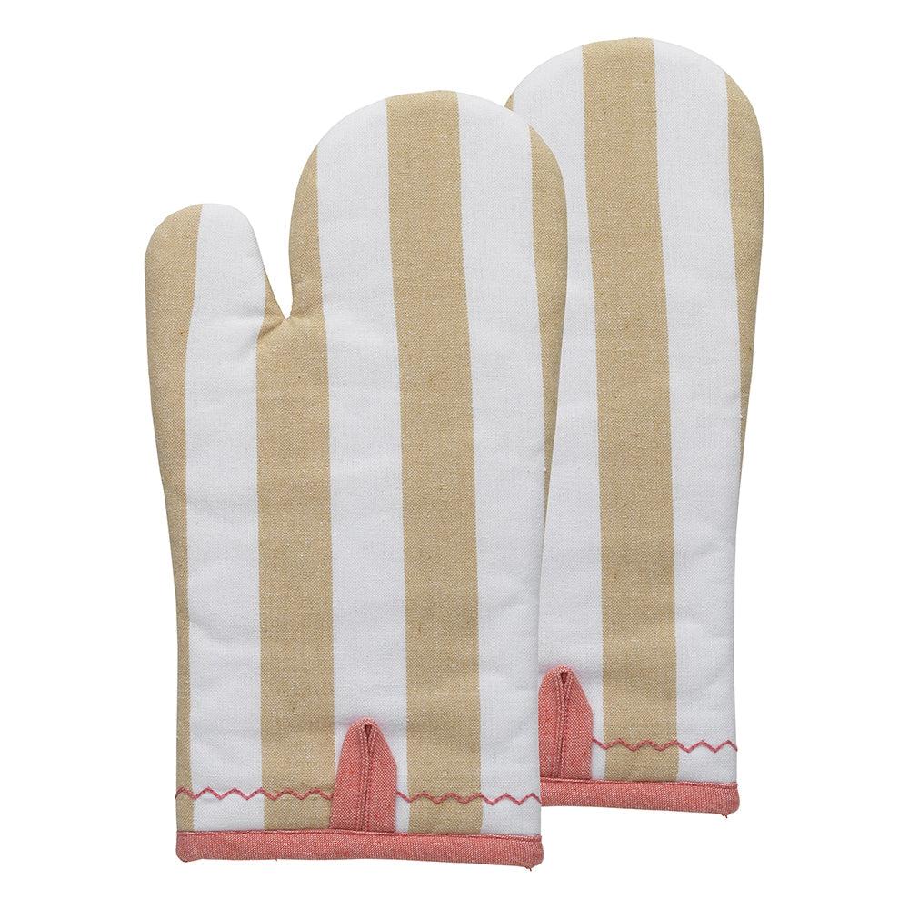 Lola Set/2 Oven Glove Almond-Kitchenware-Porto-The Bay Room