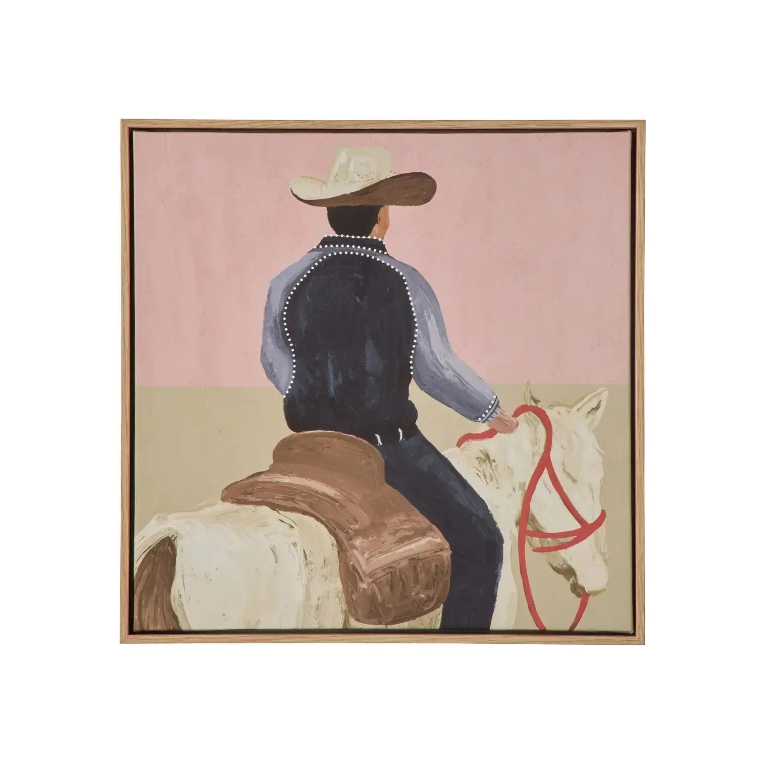 Lone Rider Wall Art 40x40x3.2cm-Wall Decor-Emporium-The Bay Room