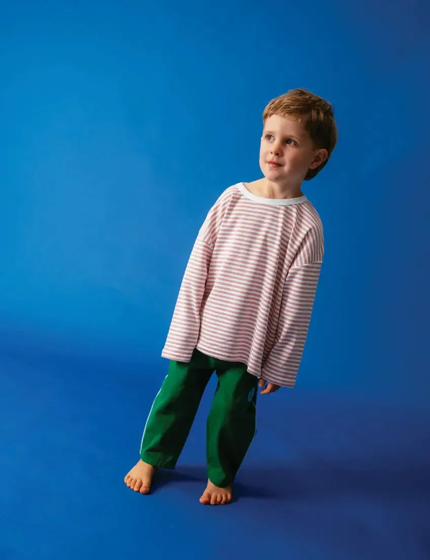 Long Tee in Pink Stripe-Clothing & Accessories-Sonny Label-The Bay Room