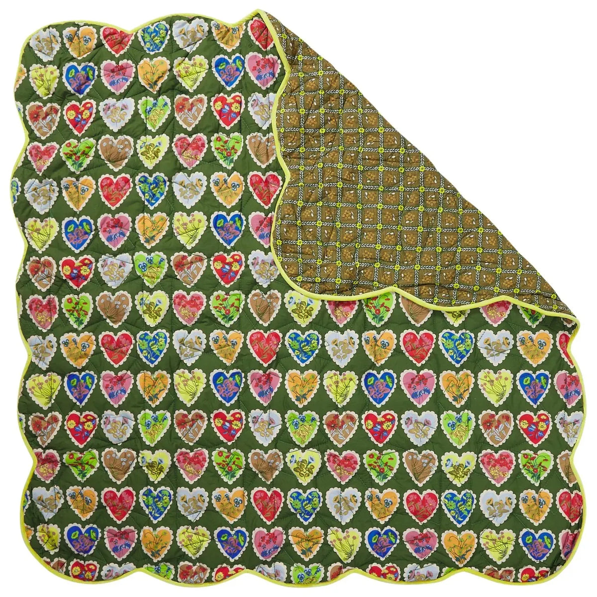 Loretta Scalloped Coverlet-Soft Furnishings-Sage & Clare-The Bay Room