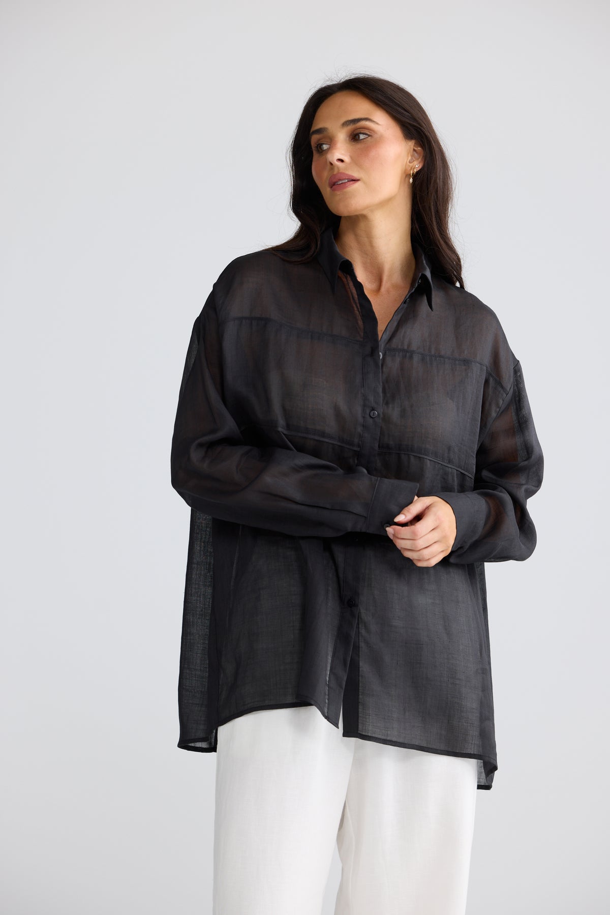Louis Shirt - Black-Tops-Brave & True-The Bay Room