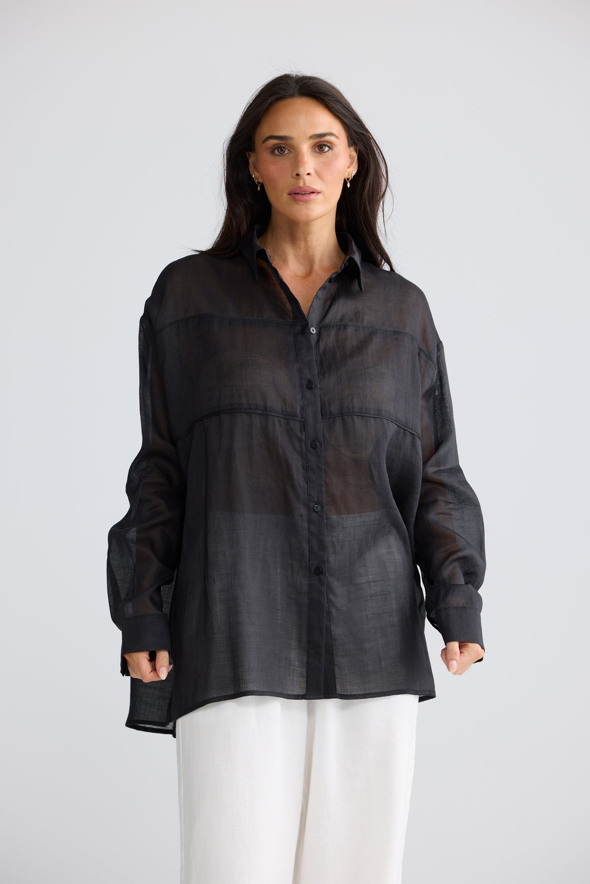 Louis Shirt - Black-Tops-Brave & True-The Bay Room