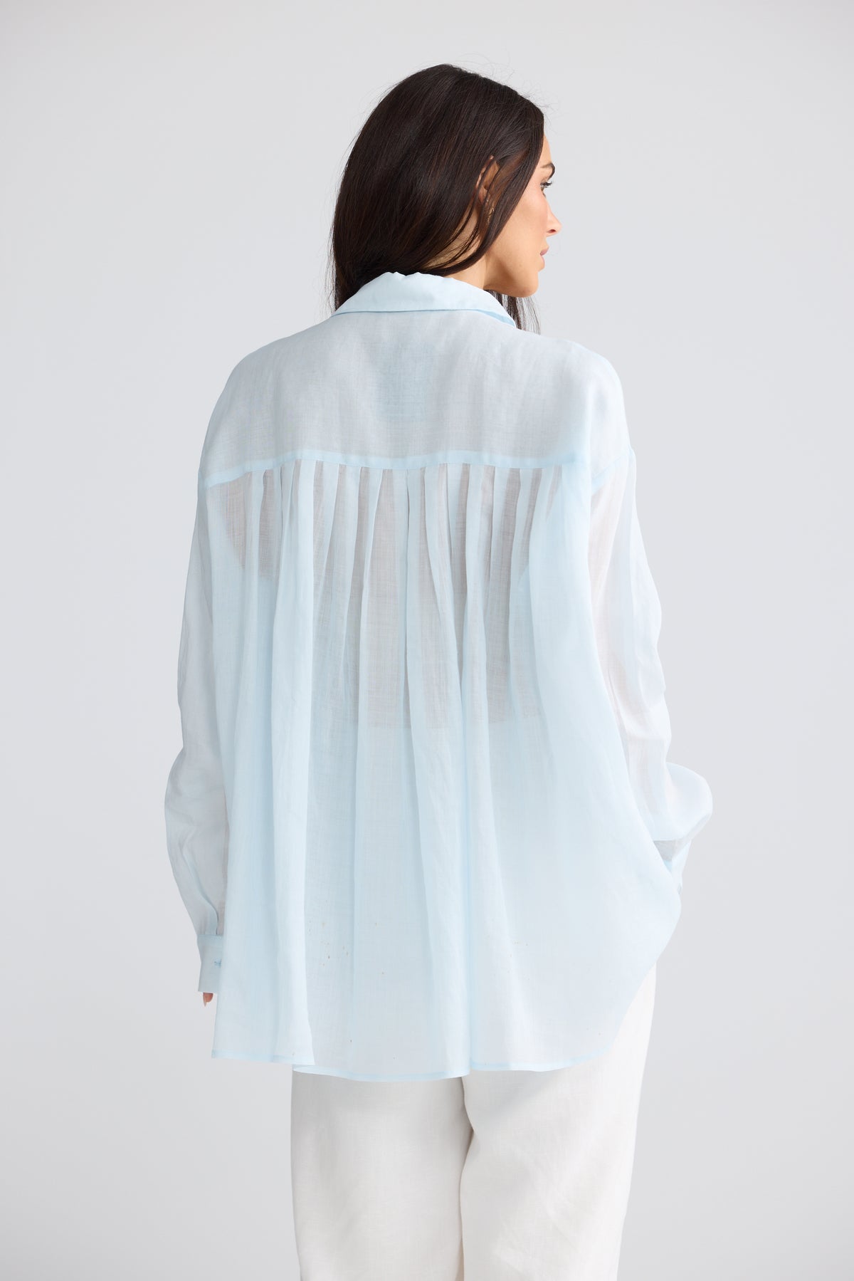 Louis Shirt - Powder Blue-Tops-Brave & True-The Bay Room