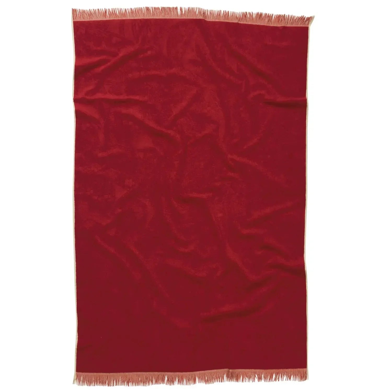 Lucia Bath Sheet - Crimson-Soft Furnishings-Sage & Clare-The Bay Room