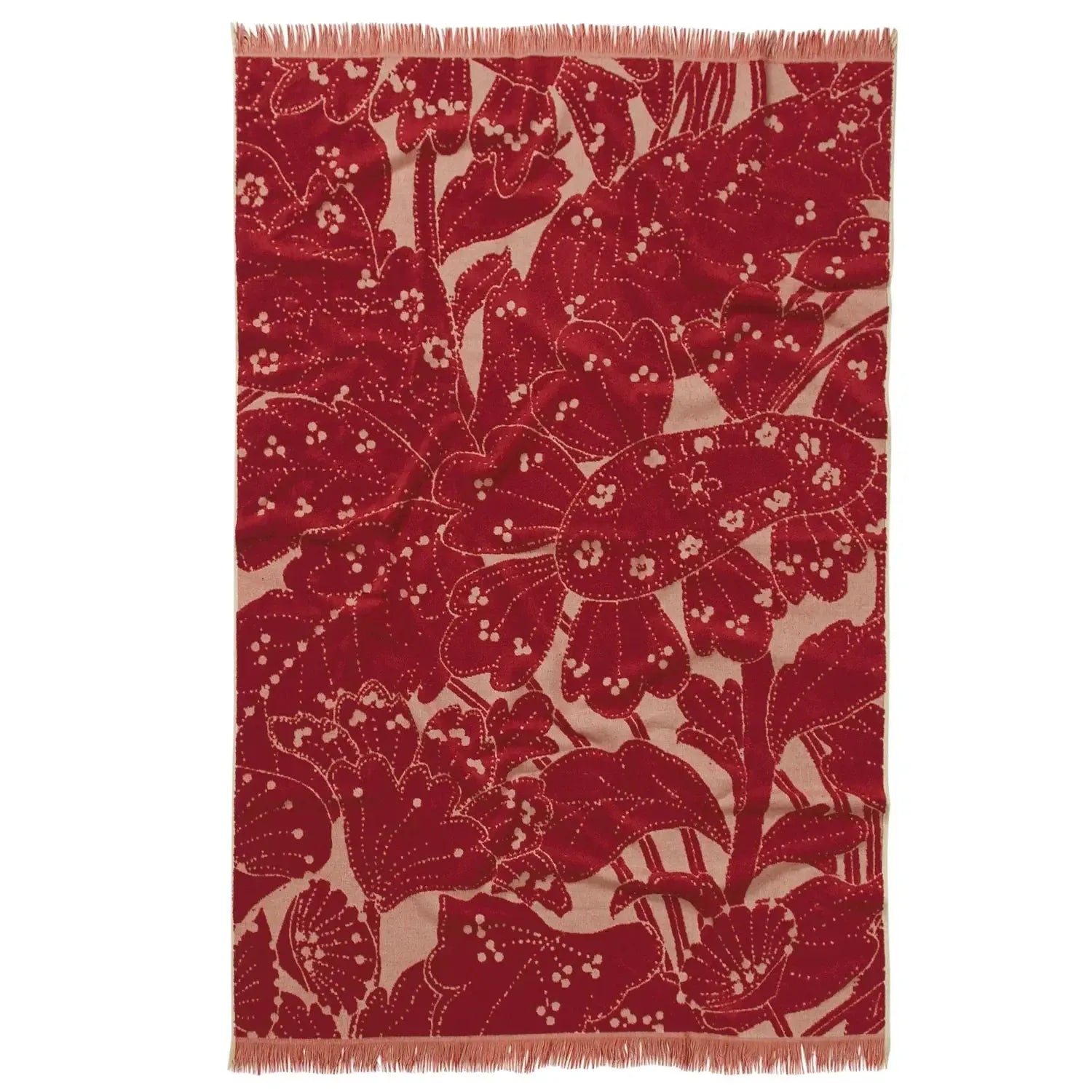 Lucia Bath Sheet - Crimson-Soft Furnishings-Sage & Clare-The Bay Room