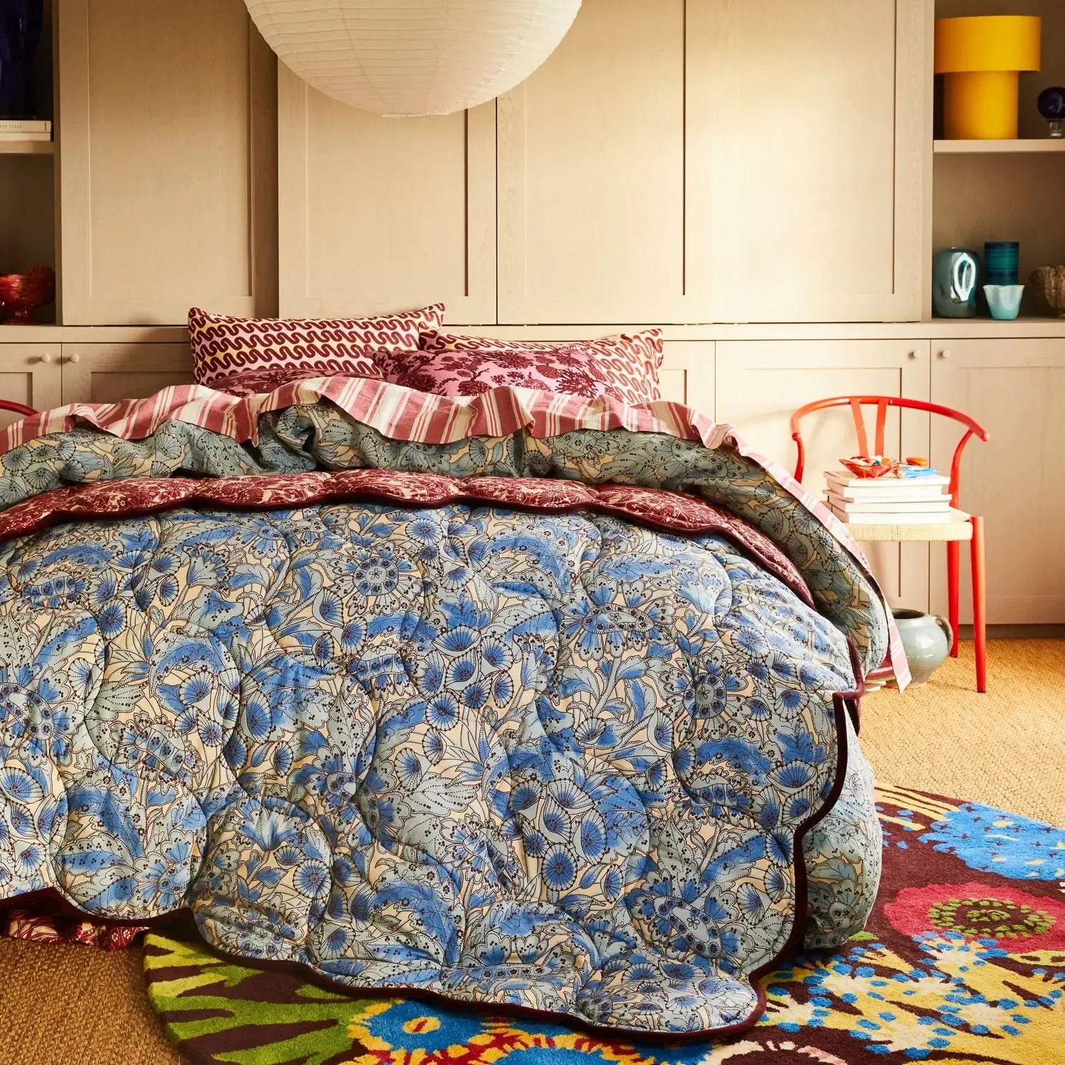 Lucia Scalloped Coverlet-Soft Furnishings-Sage & Clare-The Bay Room