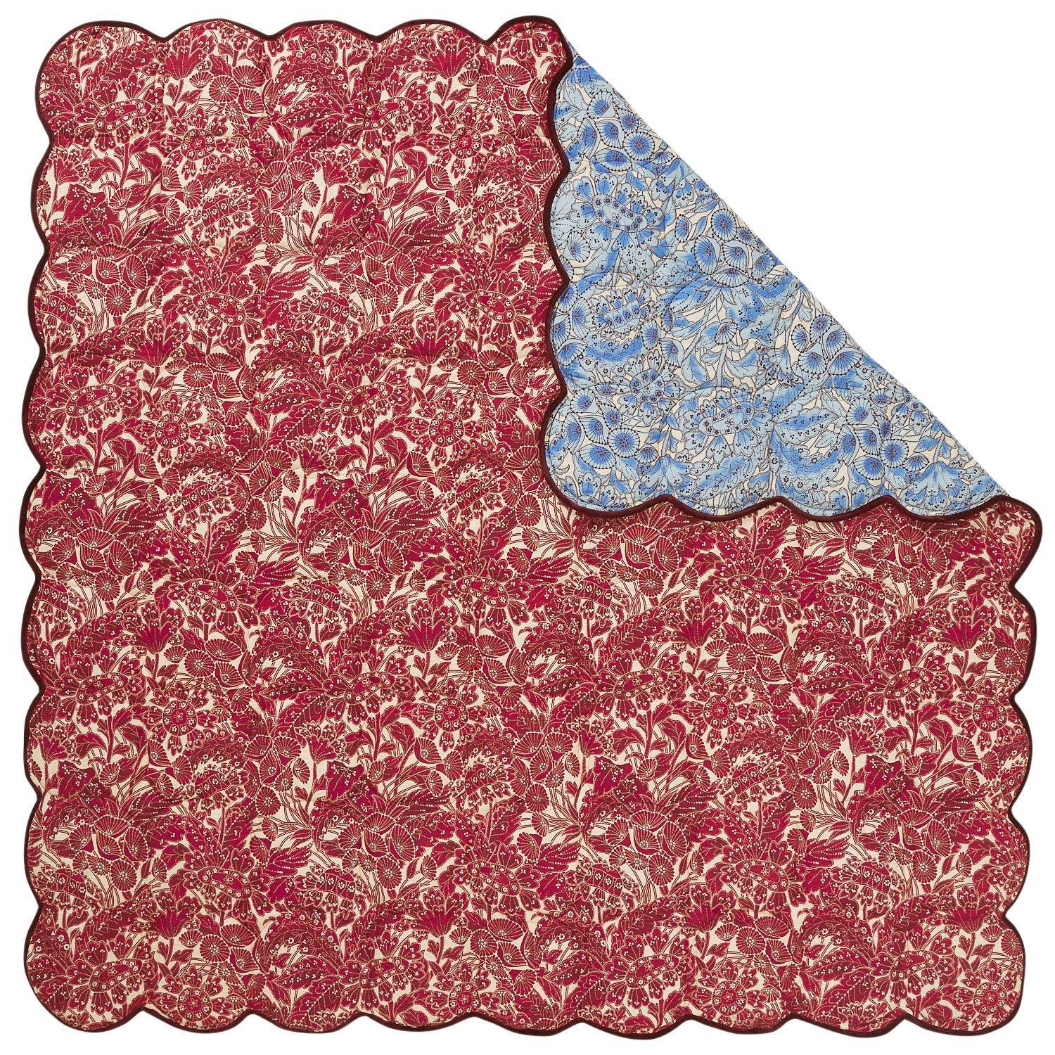 Lucia Scalloped Coverlet-Soft Furnishings-Sage & Clare-The Bay Room