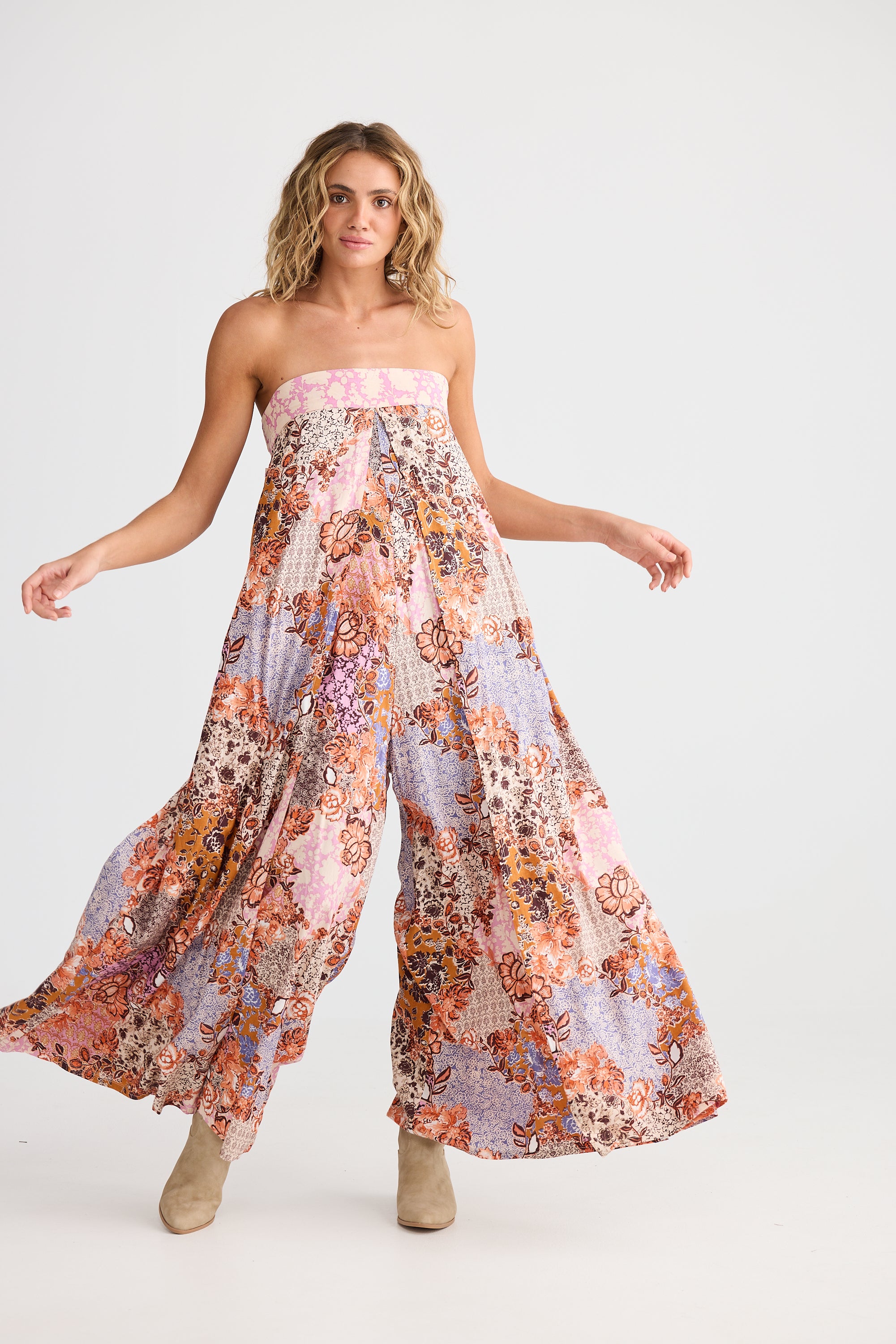 Lucky Charm Jumpsuit - Dream Weaver/Meadow Muse-Playsuits, Jumpsuits & Overalls-Talisman-The Bay Room