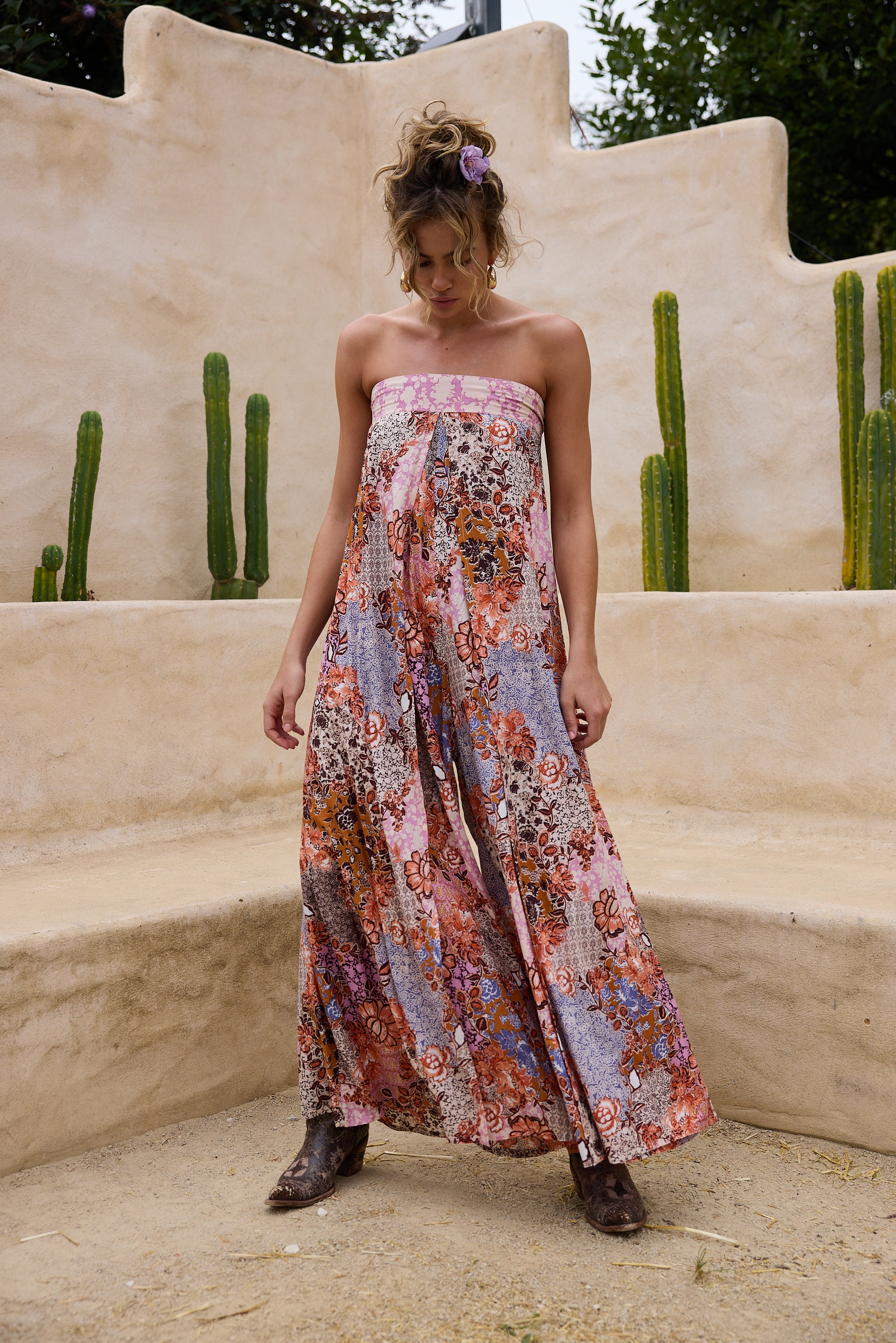 Lucky Charm Jumpsuit - Dream Weaver/Meadow Muse-Playsuits, Jumpsuits & Overalls-Talisman-The Bay Room