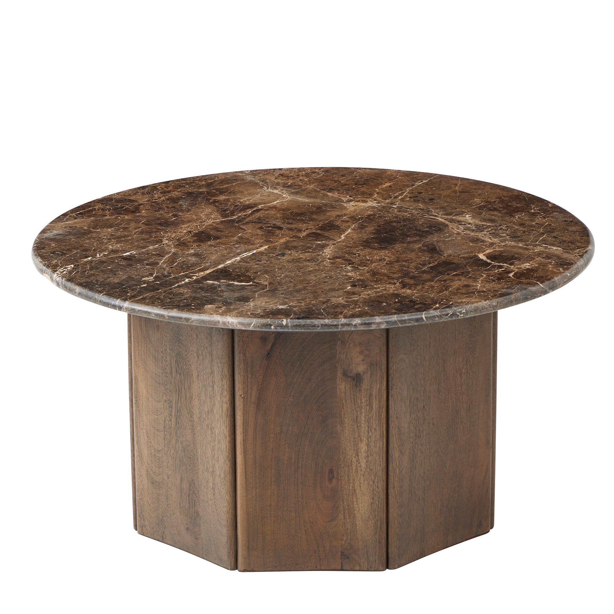 Luna Marble/Wood Coffee Table 80x41.5cm-Furniture-Coast To Coast Home-The Bay Room