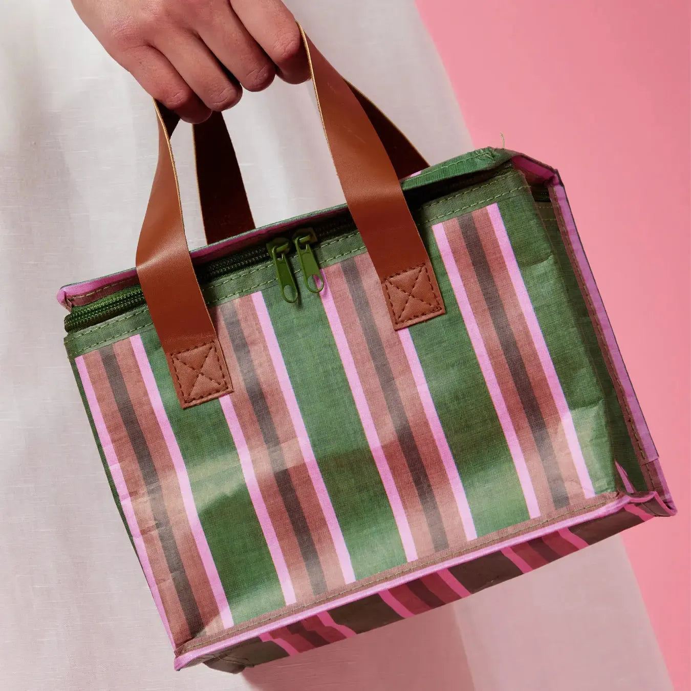 Lunch Bag Forest Stripe-Travel & Outdoors-Kollab-The Bay Room