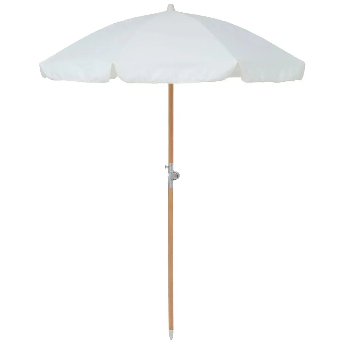 Luxe Beach Umbrella Cream-Travel & Outdoors-Sunny Life-The Bay Room