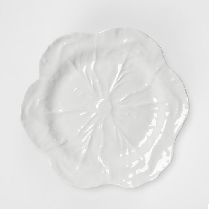 Luxe Cabbage Leaf Round Platter-Dining & Entertaining-Florabelle-The Bay Room