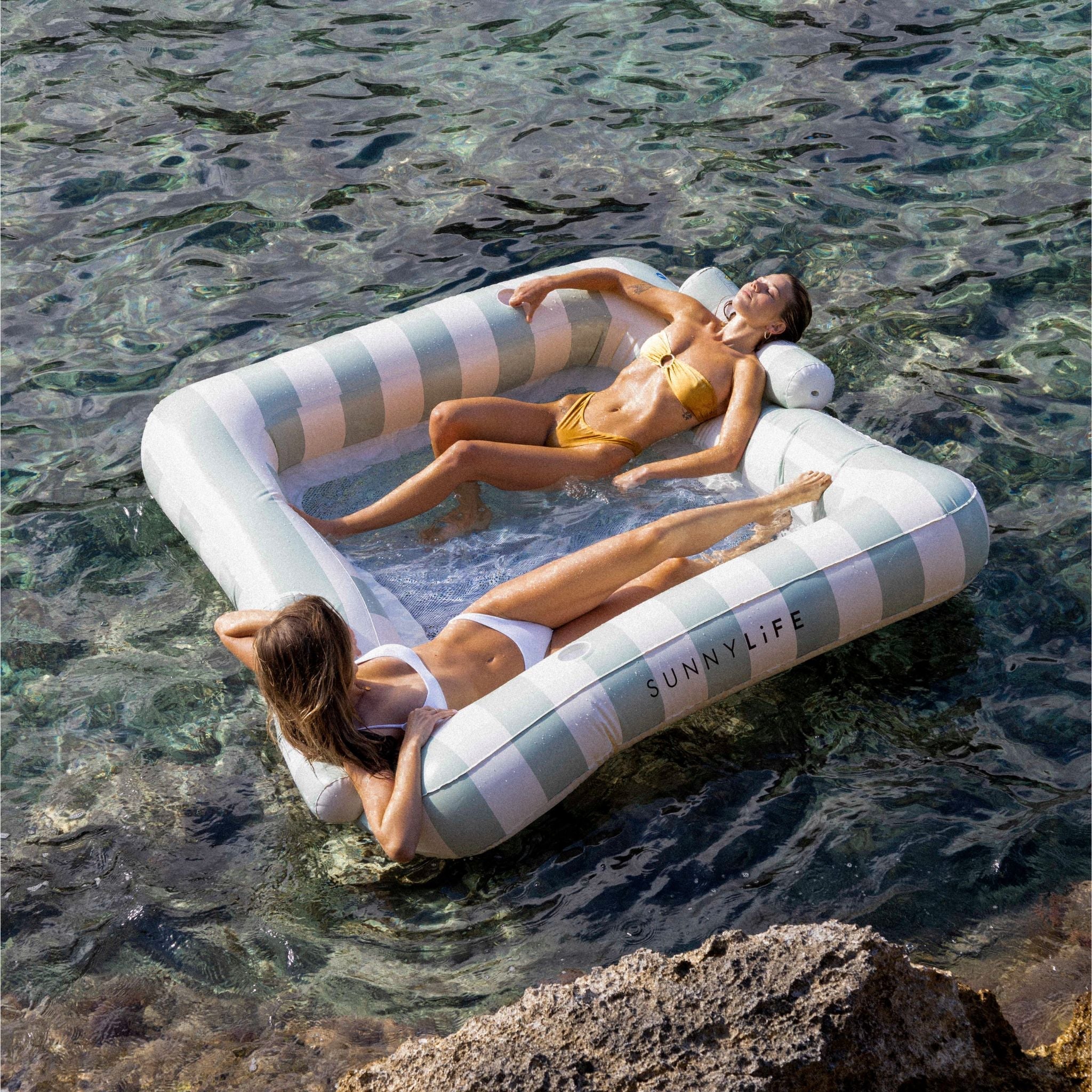 Luxe Twin Hammock Float The Vacay Soft Olive-Travel & Outdoors-Sunny Life-The Bay Room