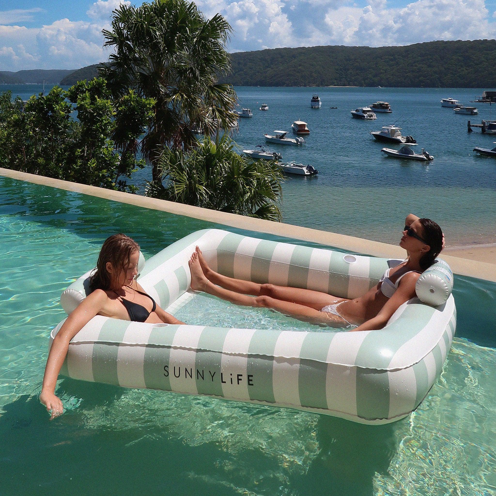 Luxe Twin Hammock Float The Vacay Soft Olive-Travel & Outdoors-Sunny Life-The Bay Room