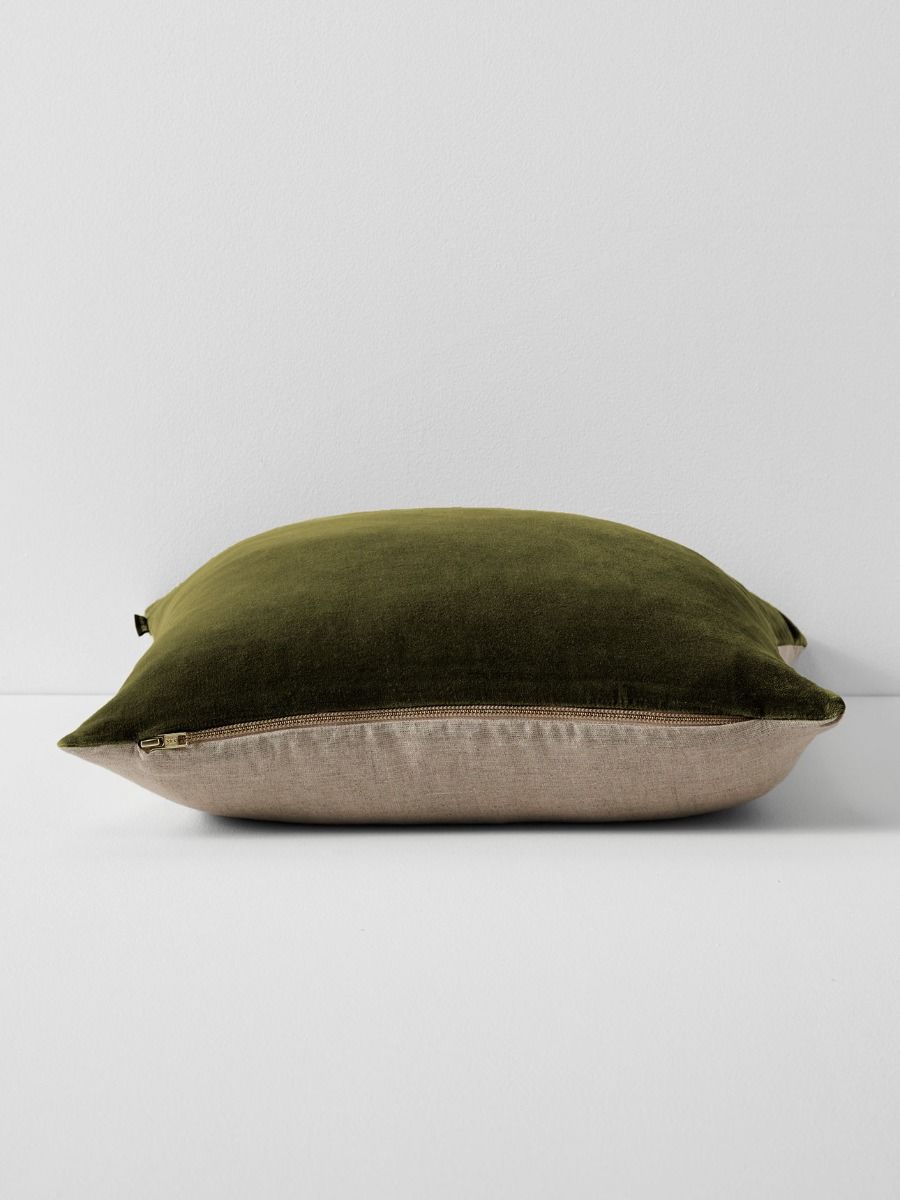 Luxury Velvet Cushion in Caper 50x50cm-Soft Furnishings-Aura Home-The Bay Room