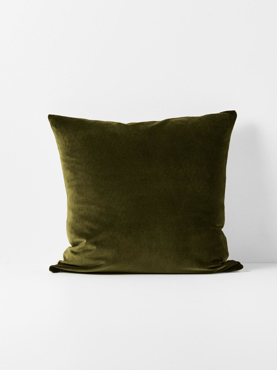 Luxury Velvet Cushion in Caper 50x50cm-Soft Furnishings-Aura Home-The Bay Room