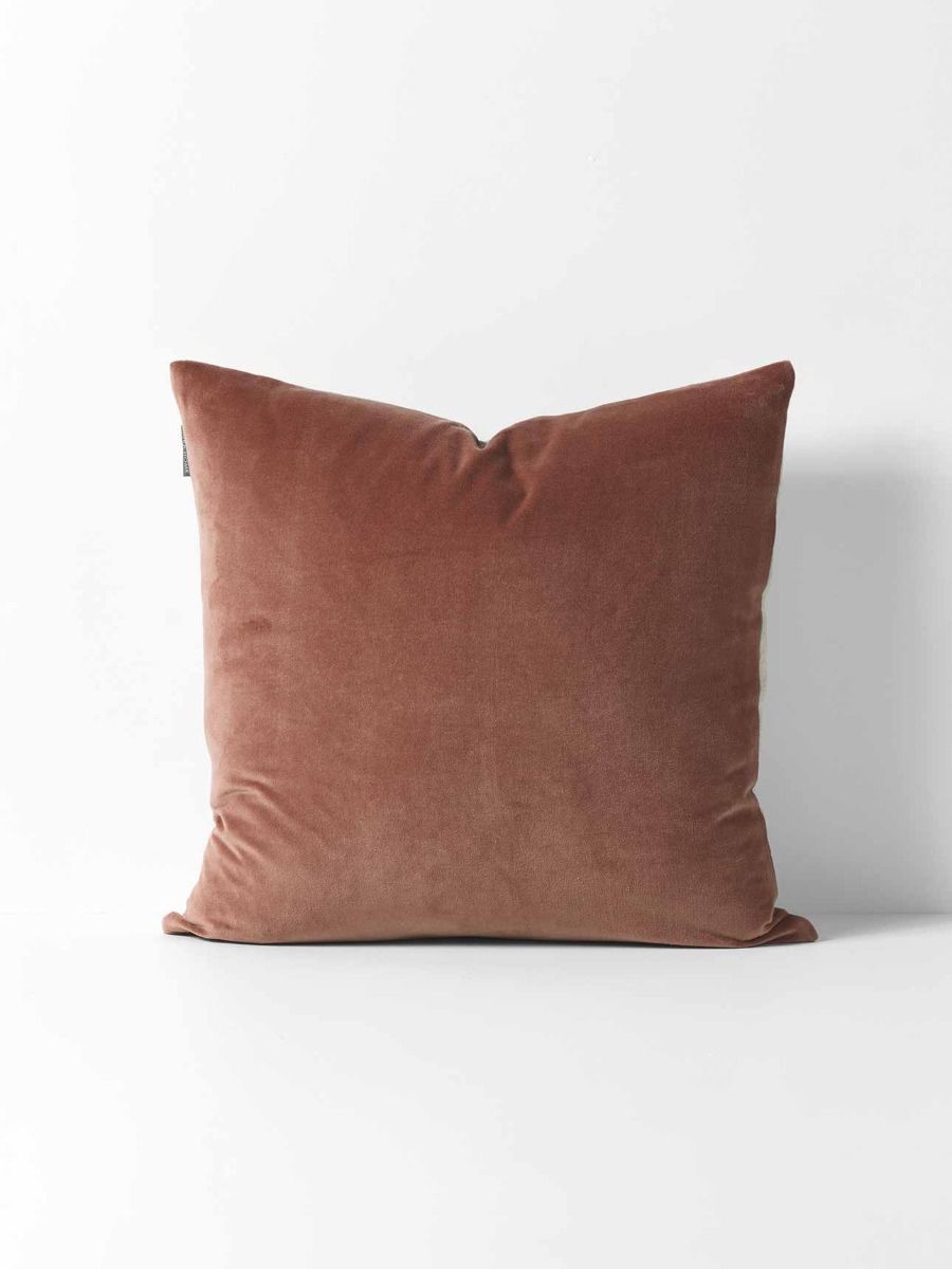 Luxury Velvet Cushion in Clove 50x50cm-Soft Furnishings-Aura Home-The Bay Room