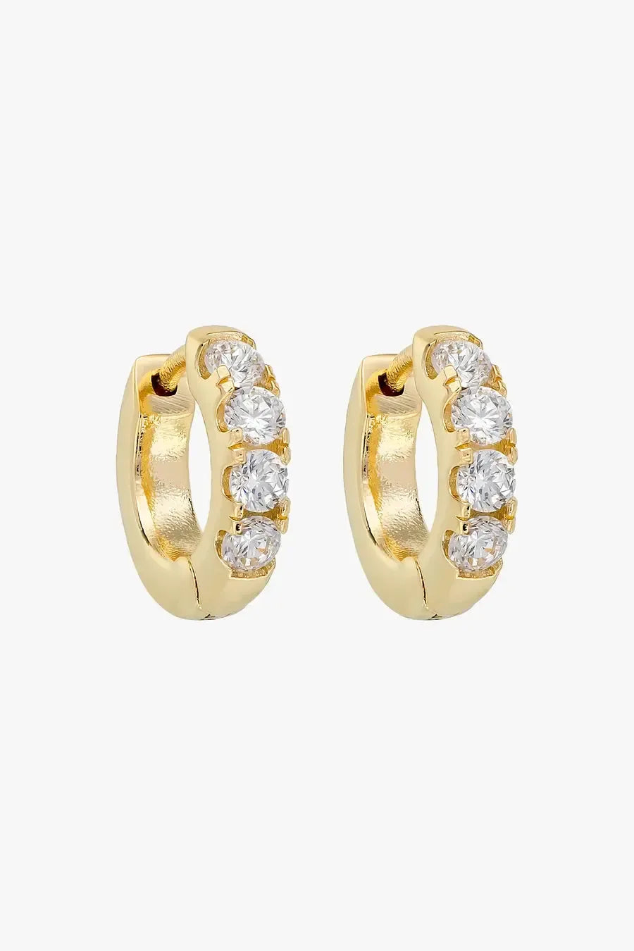 Lyla Gold Huggie-Jewellery-Liberte-The Bay Room
