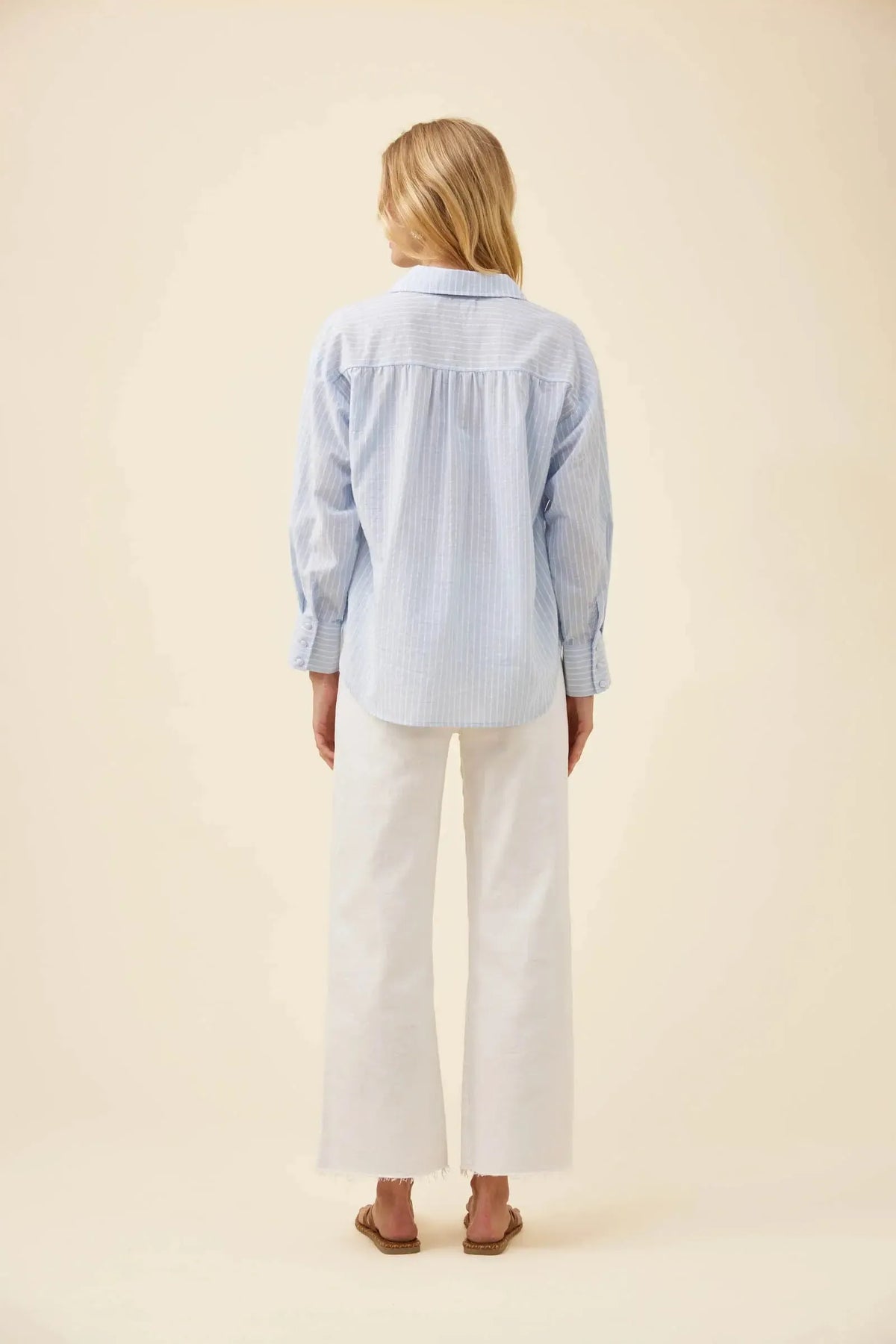 Lyndell Shirt - Light Blue-Tops-Isle Of Mine-The Bay Room