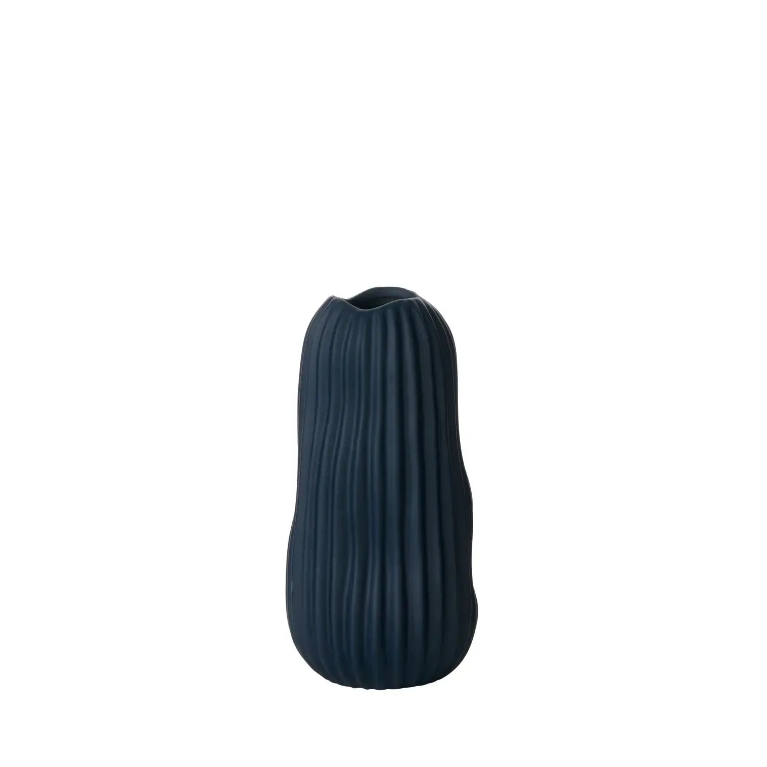 Lyra Vase 15x15x30cm Navy-Pots, Planters & Vases-Rogue Home-The Bay Room