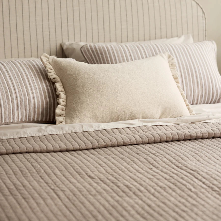 Willa Cream Frill Cushion 40x60cm
