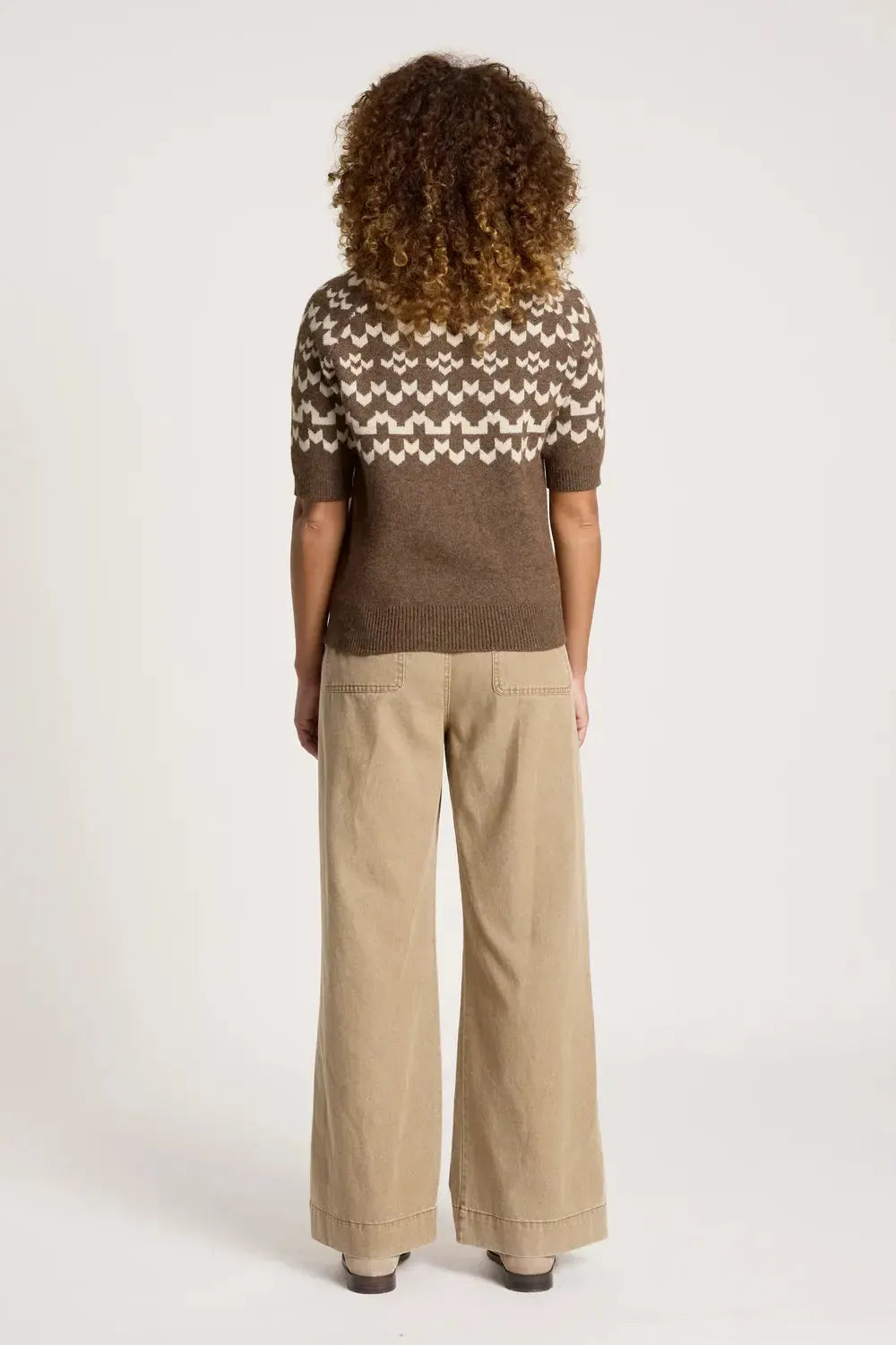 Maasai Knit Top - Cocoa/Dune-Tops-Eb & Ive-The Bay Room