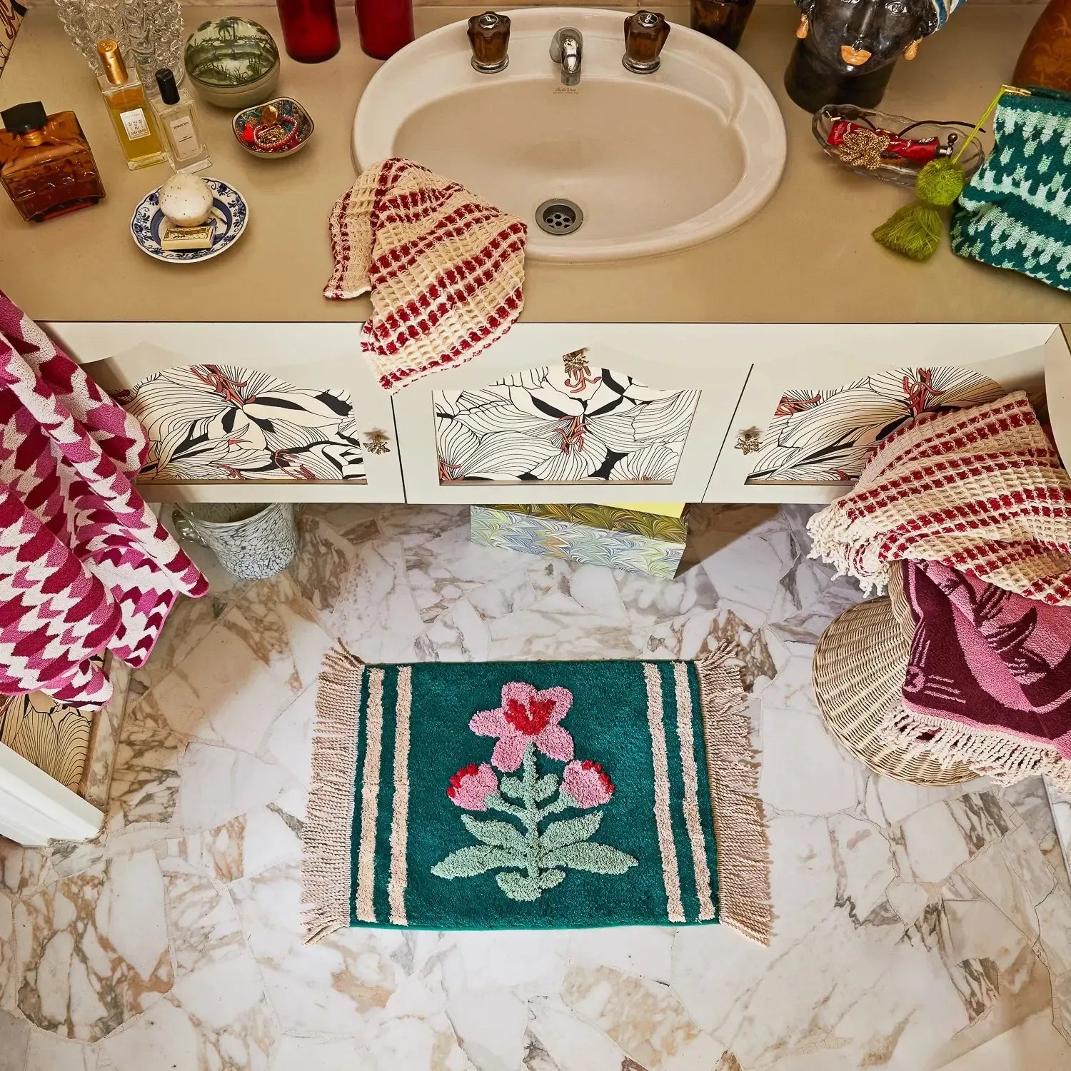 Maci Bath Mat Mini-Soft Furnishings-Sage & Clare-The Bay Room