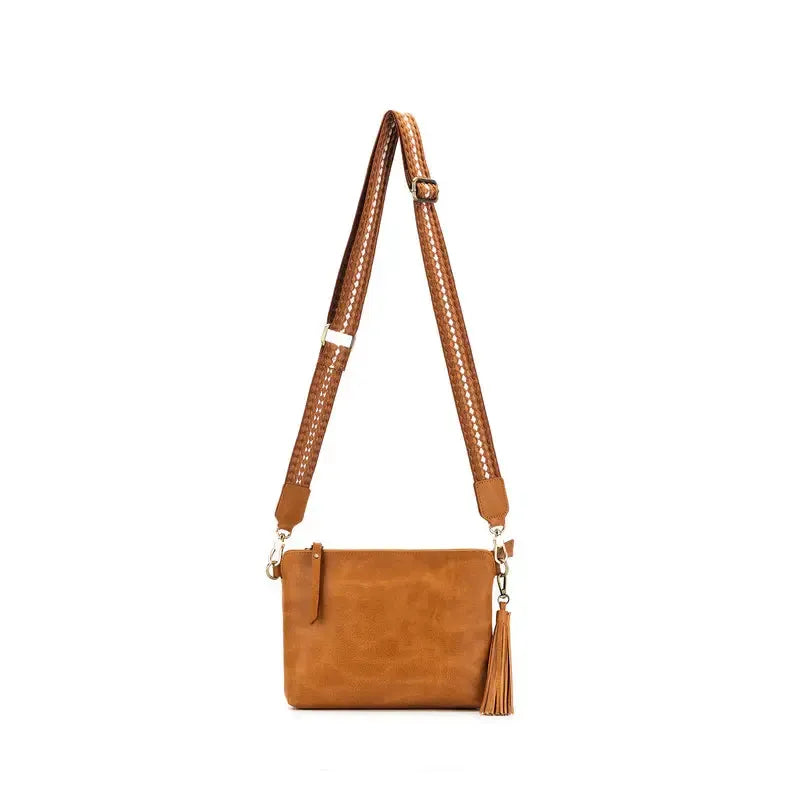 Maggie Tan 3 Compartment Crossbody Bag-Bags & Clutches-Black Caviar Designs-The Bay Room