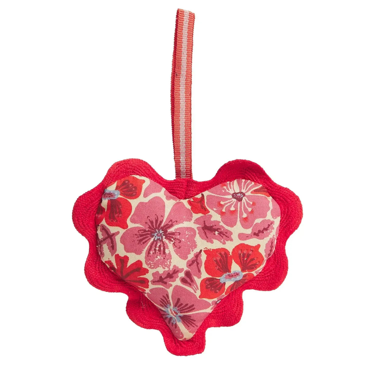Magnolia Cotton Heart Decoration - Poppy-Christmas-Sage & Clare-The Bay Room