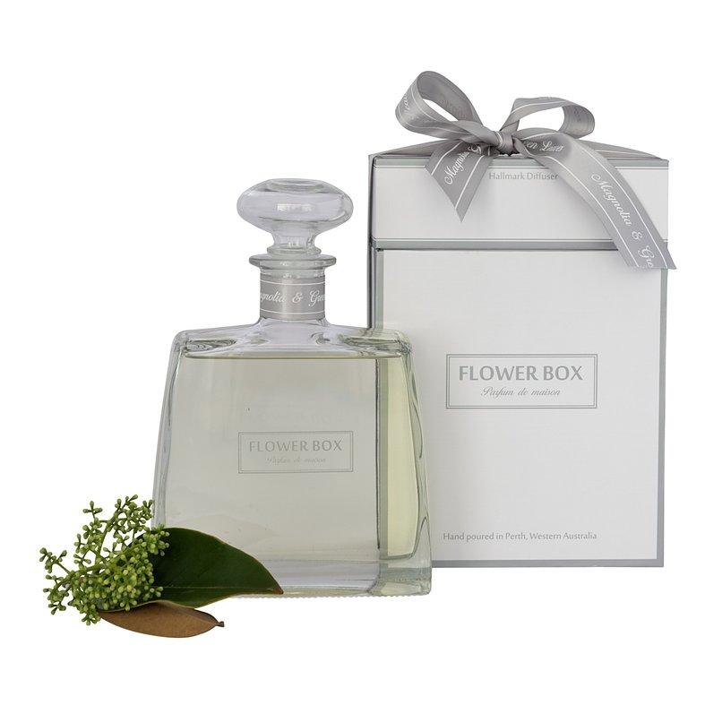 Magnolia & Green Leaves Hallmark Diffuser 700mL-Candles & Fragrance-Flower Box-The Bay Room