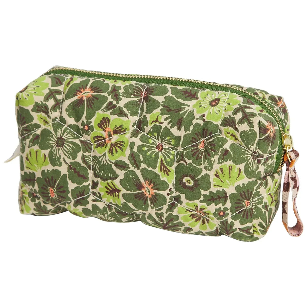 Magnolia Travel Pouch - Cactus Green-Beauty & Well-Being-Sage & Clare-The Bay Room