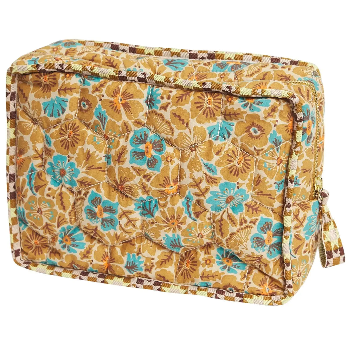 Magnolia Vanity Bag - Turquoise-Beauty & Well-Being-Sage & Clare-The Bay Room