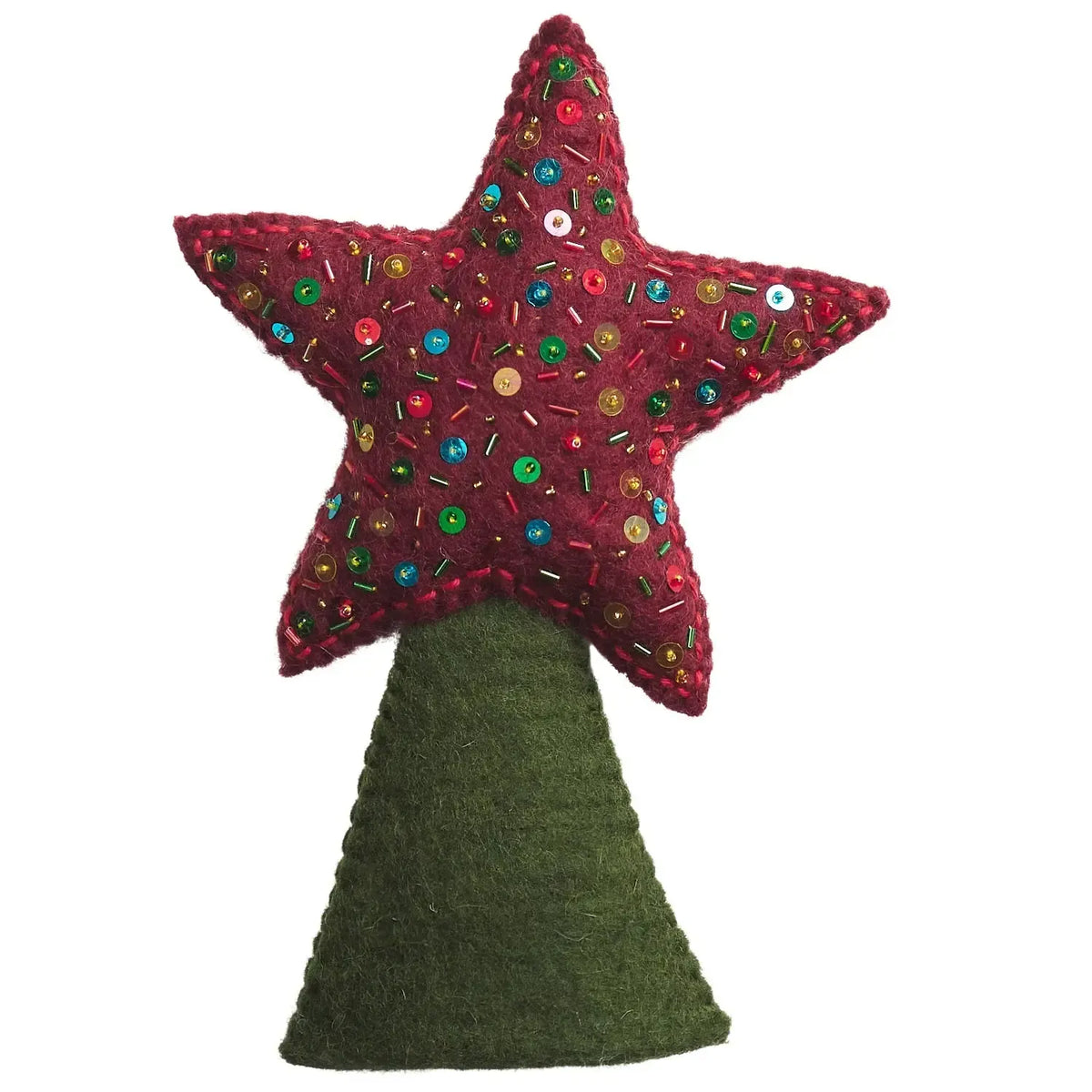 Maisie Felt Tree Topper-Christmas-Sage & Clare-The Bay Room