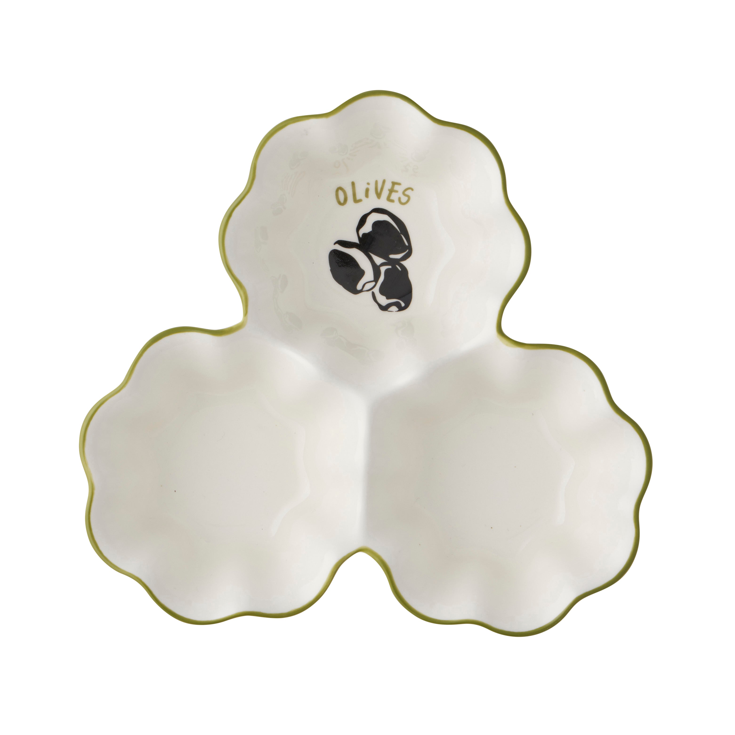 Mangiare Olive Ceramic Dish 17x17x4cm-Dining & Entertaining-Coast To Coast Home-The Bay Room