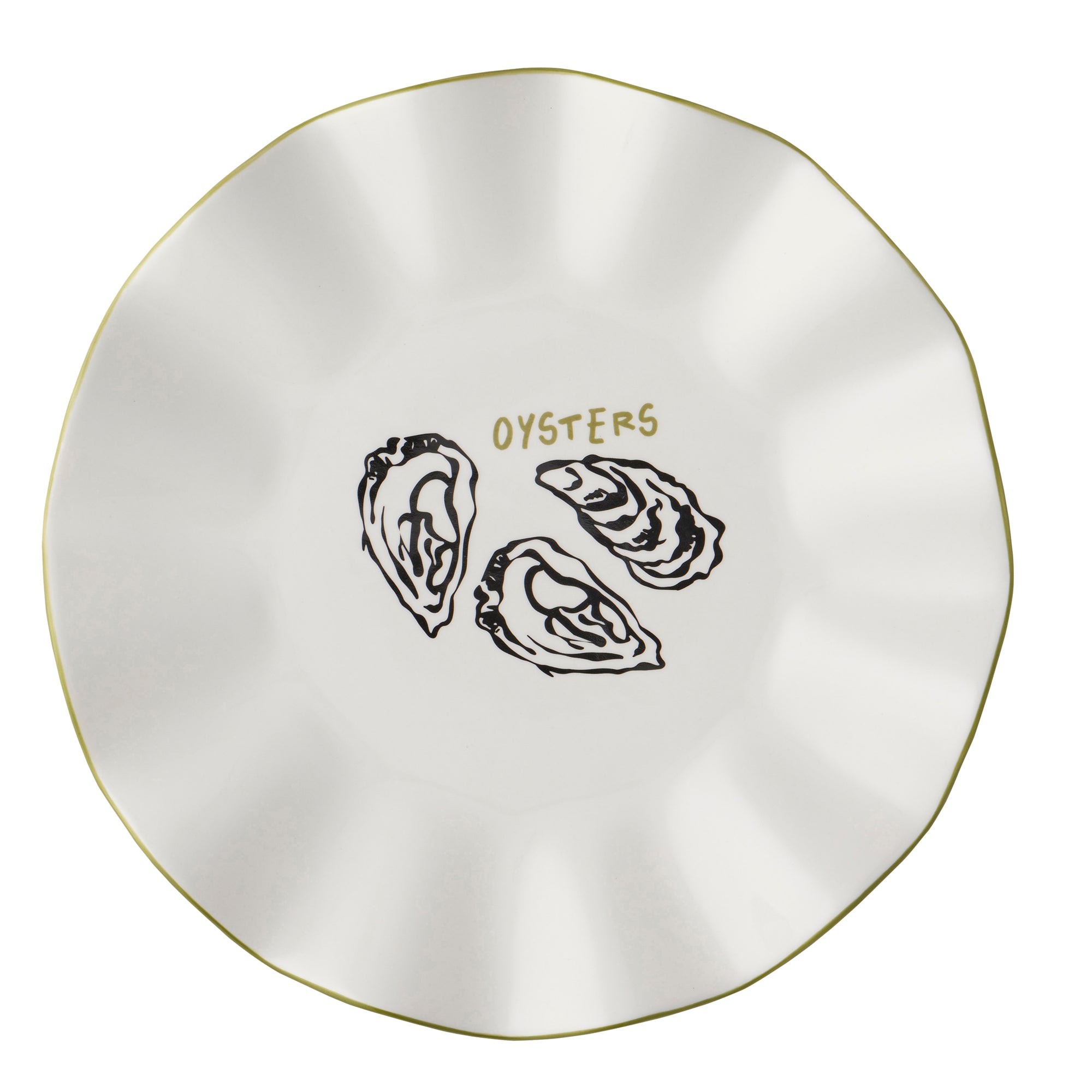 Mangiare Oysters Ceramic Platter 32cm-Dining & Entertaining-Coast To Coast Home-The Bay Room