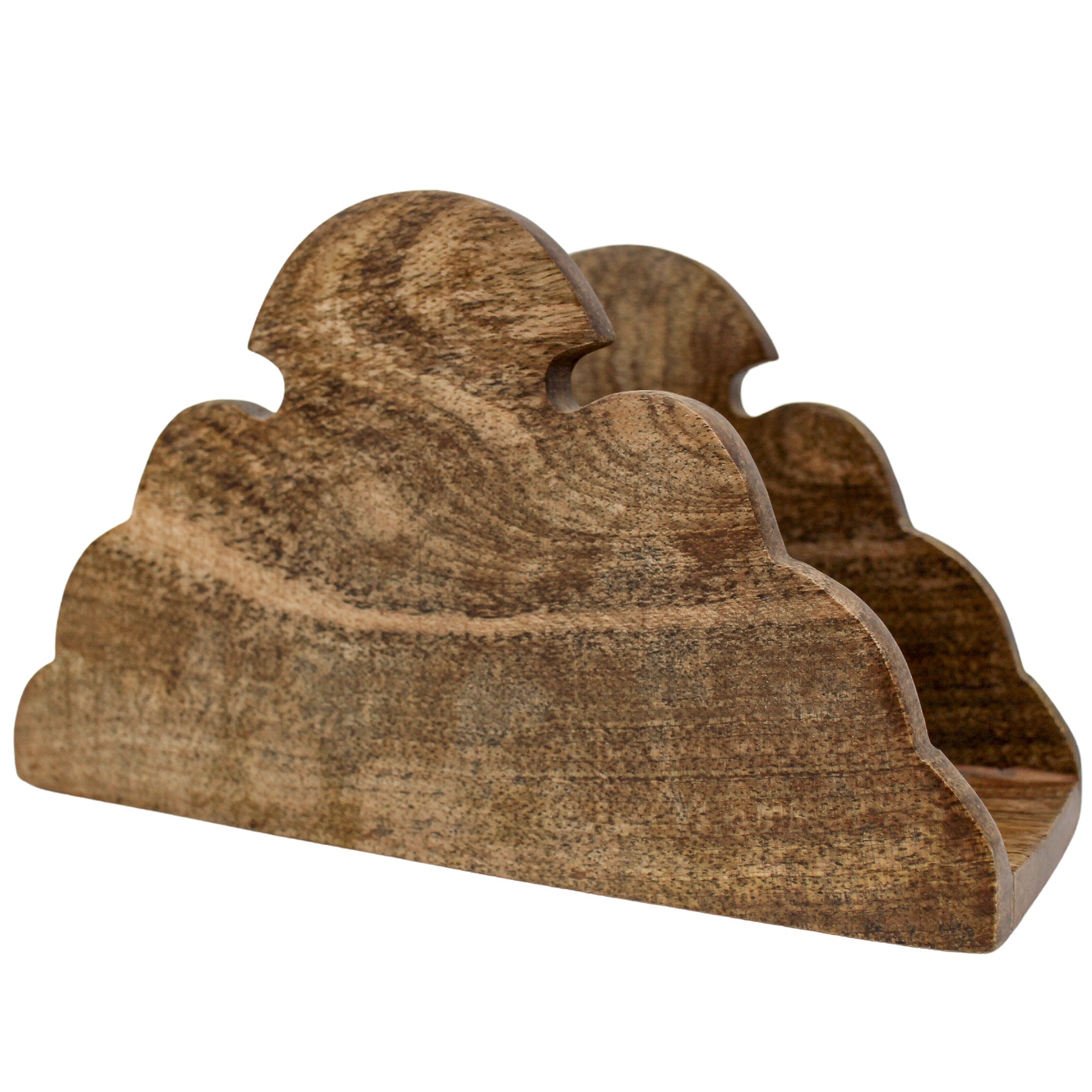 Mango Wood Napkin Holder 20x11cm-Dining & Entertaining-NF-The Bay Room