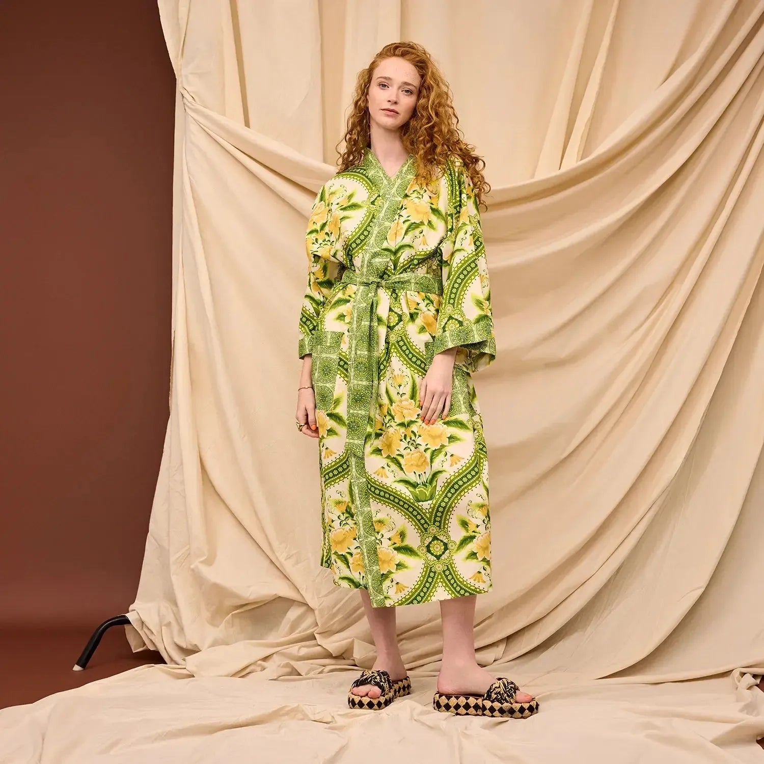 Margaret Cotton Robe-Soft Furnishings-Sage & Clare-The Bay Room