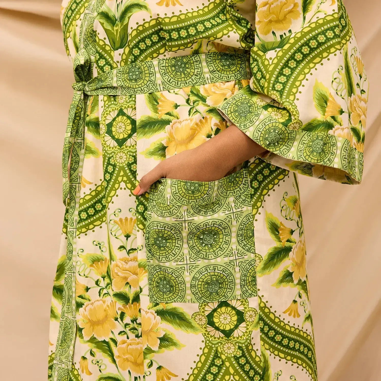 Margaret Cotton Robe-Soft Furnishings-Sage & Clare-The Bay Room
