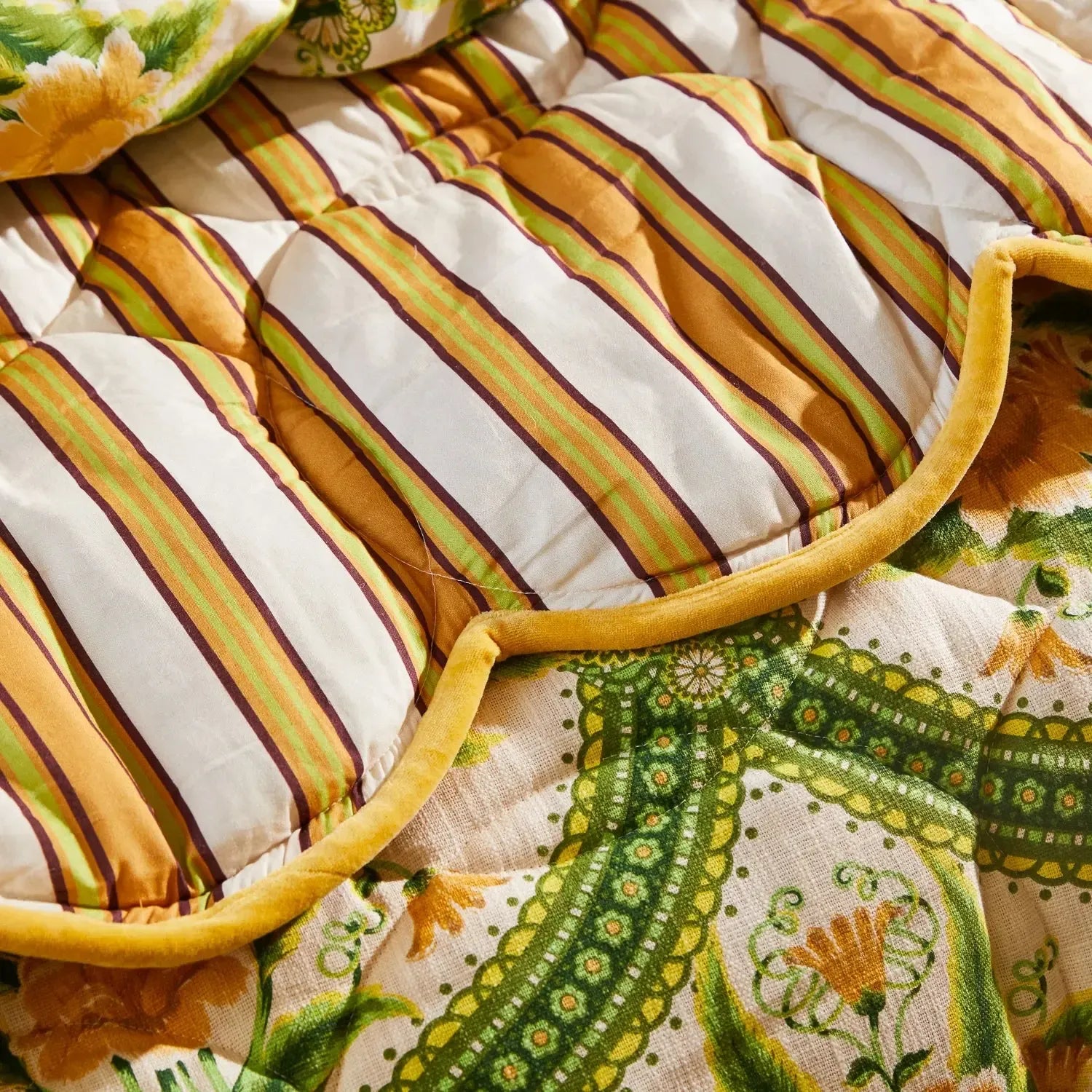 Margaret Scalloped Coverlet-Soft Furnishings-Sage & Clare-The Bay Room