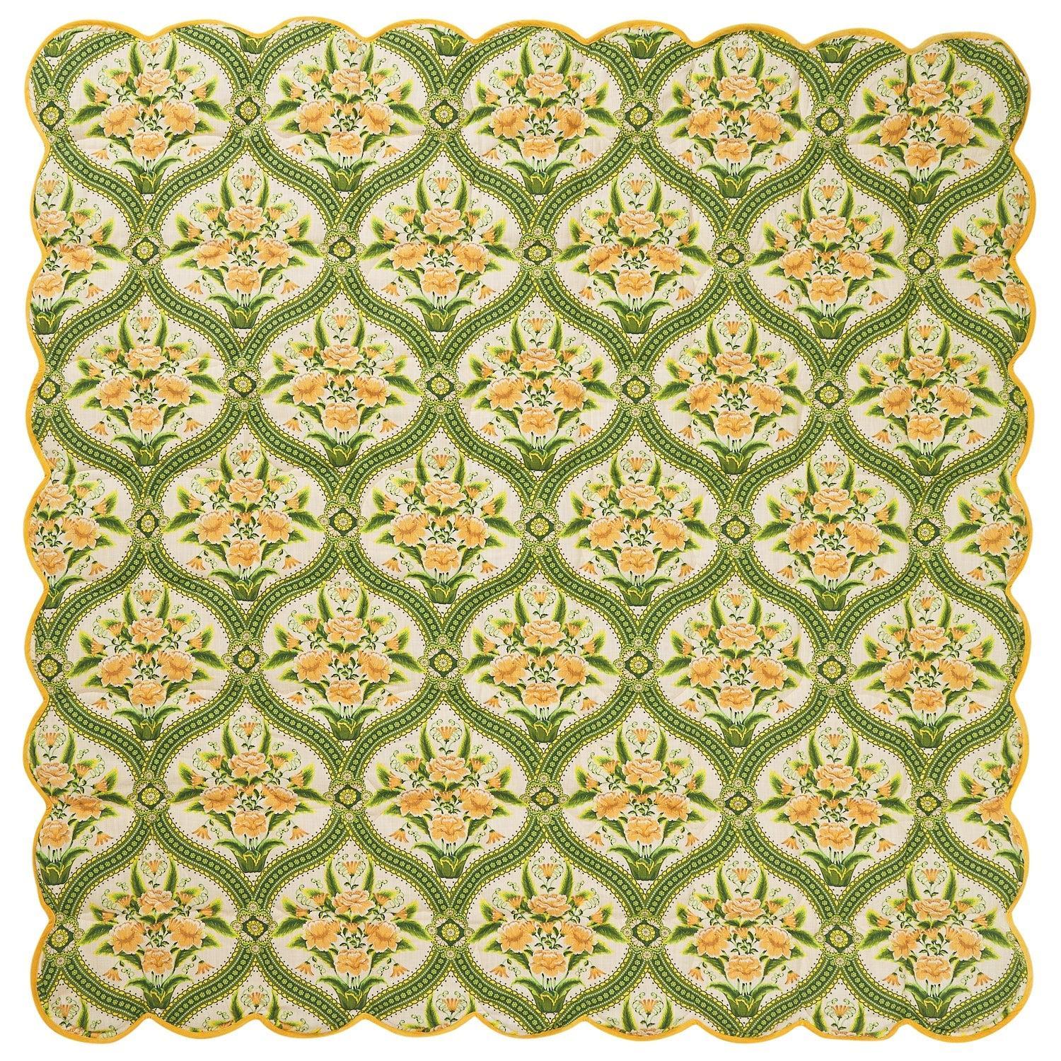 Margaret Scalloped Coverlet-Soft Furnishings-Sage & Clare-The Bay Room