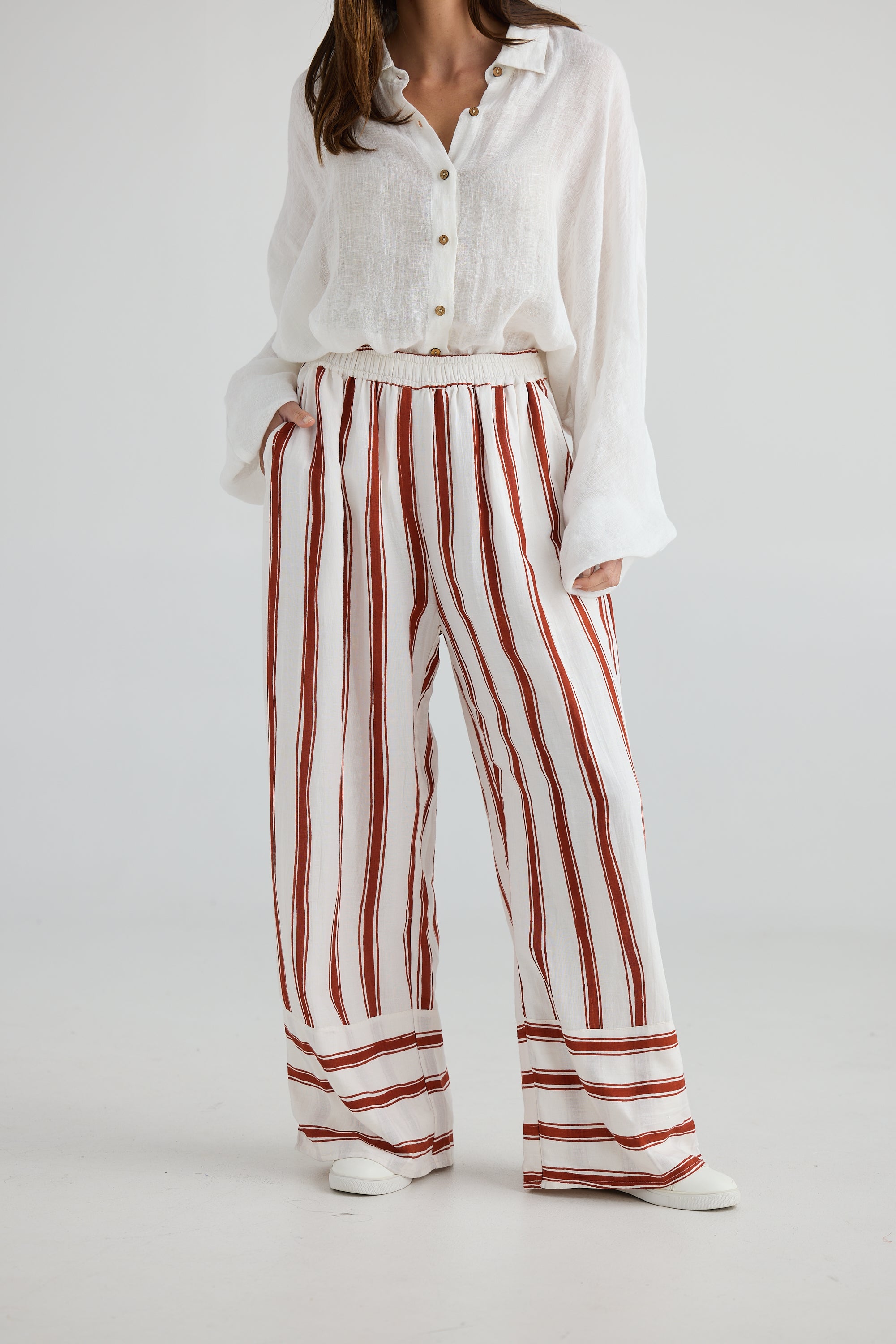 Mariah Pant - Drifter Stripe-Pants-Holiday-The Bay Room