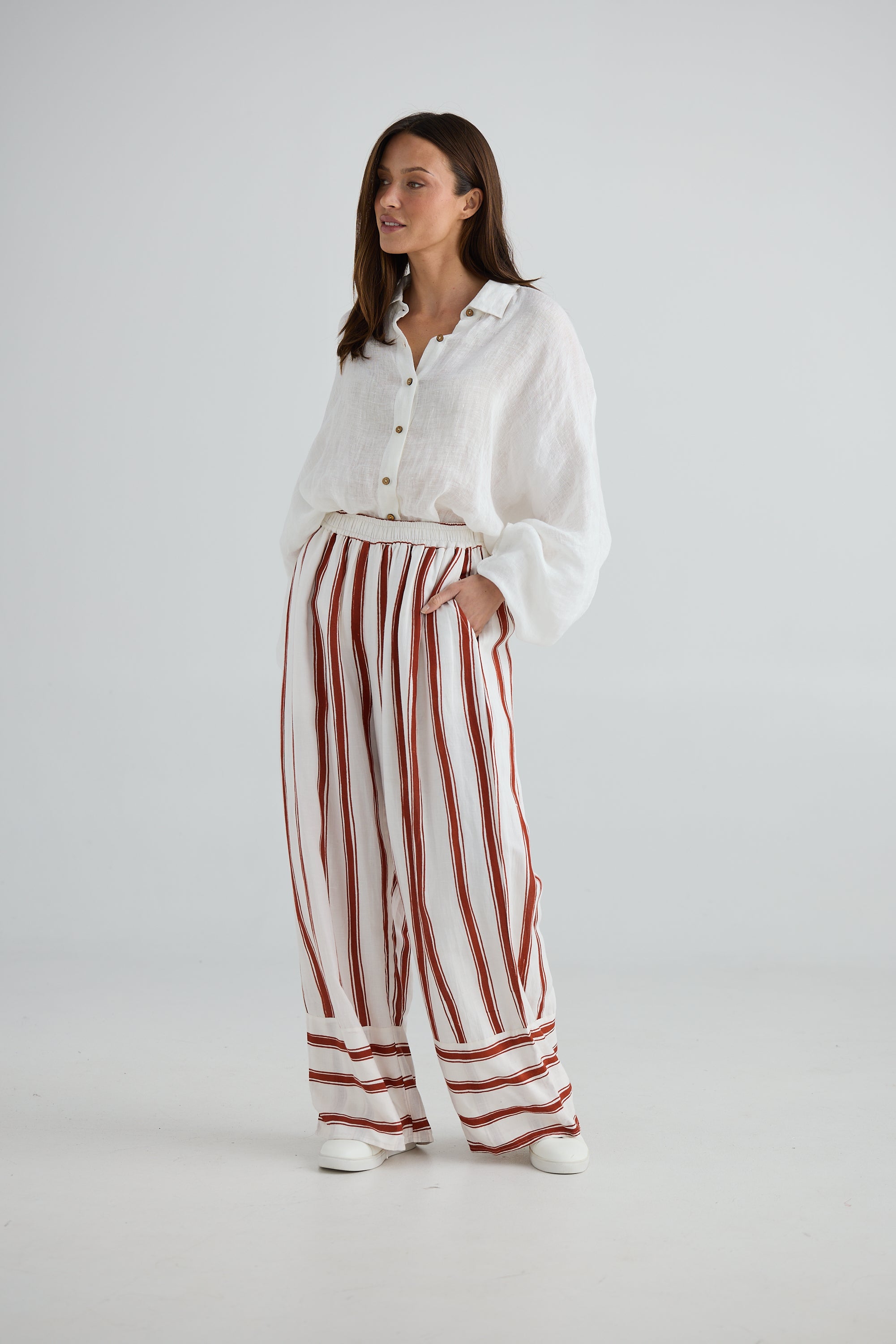 Mariah Pant - Drifter Stripe-Pants-Holiday-The Bay Room