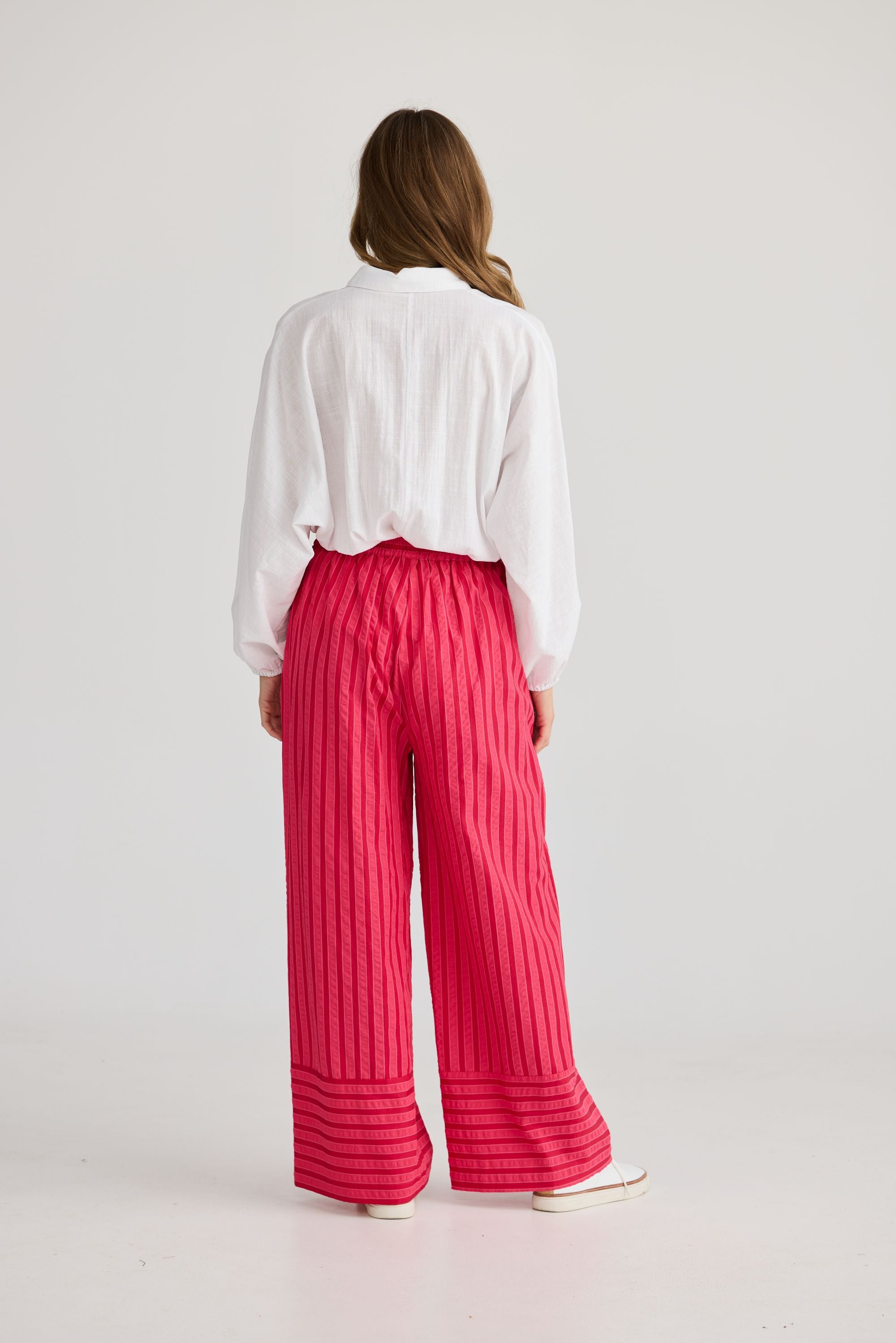 Mariah Pant - Hibiscus Stripe-Pants-Holiday-The Bay Room